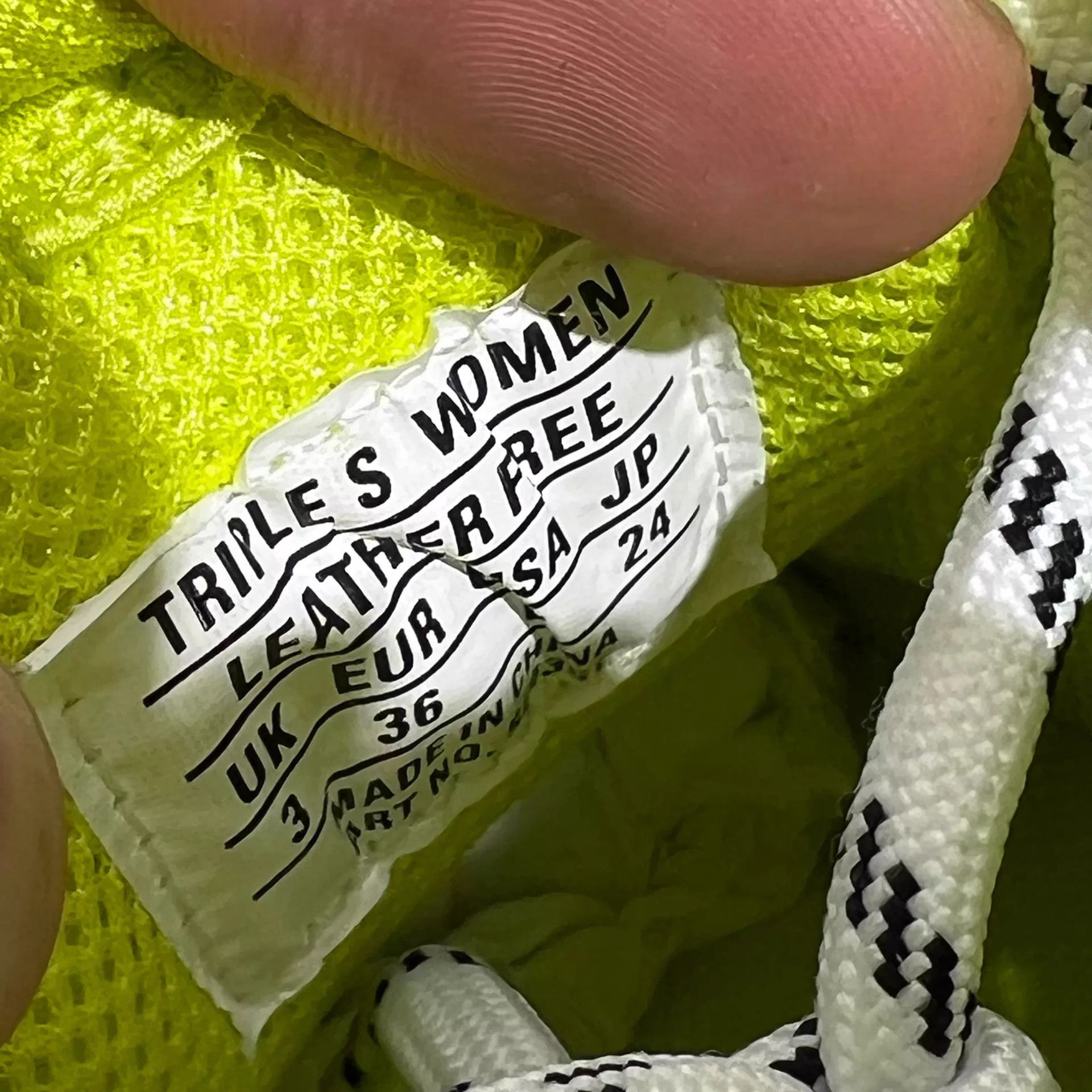 Balenciaga Balenciaga BLCG Triple S Fluorescent Yellow 36 New Boxed Size US 5.5 / IT 35.5 - 8 Thumbnail