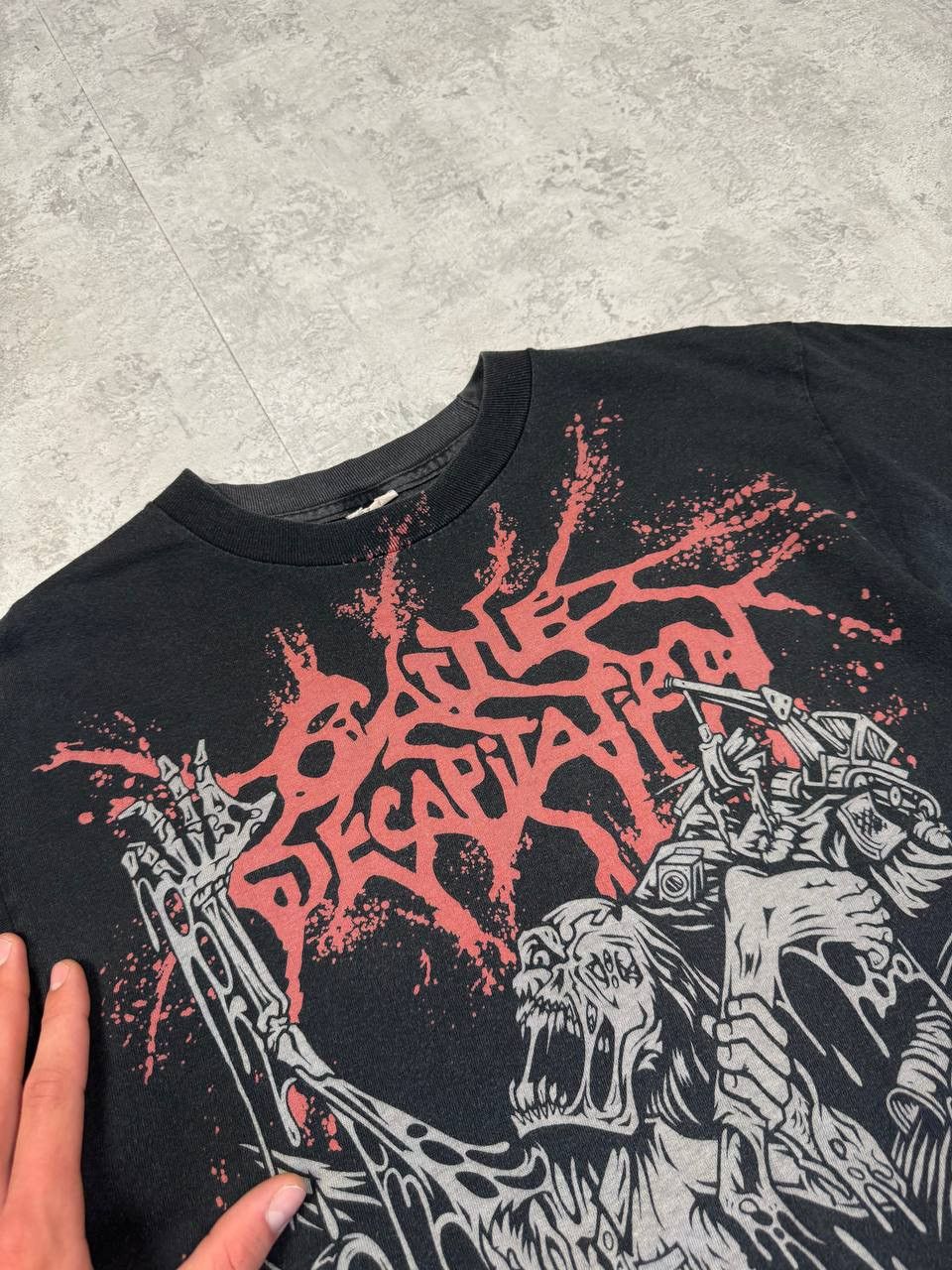 Band Tees Cattle Decapitation Alone At The Landfill T-shirt Vintage Size US M / EU 48-50 / 2 - 5 Thumbnail