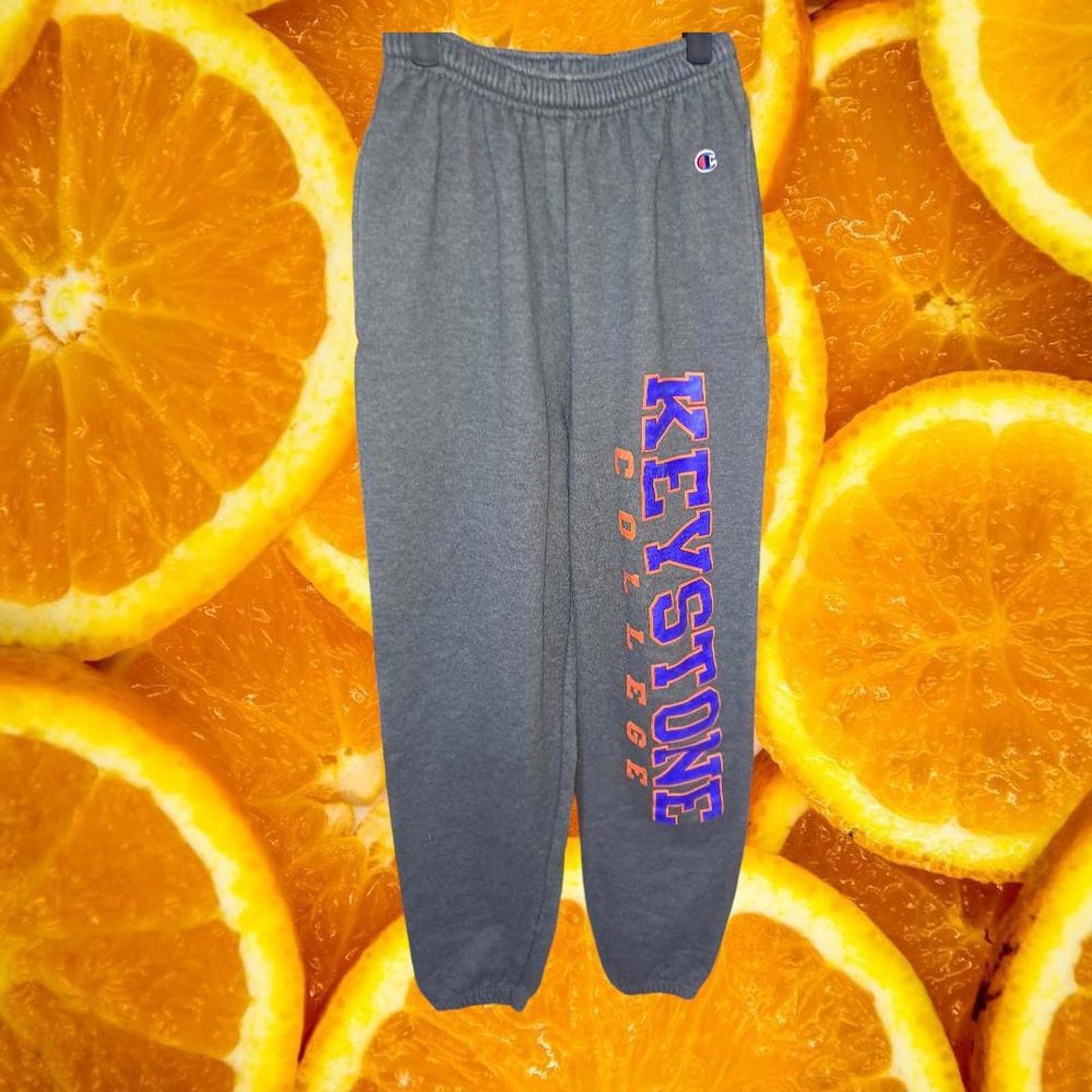 Champion Champion Keystone‎ College Gray Sweatpants SIze Small Size 22" - 1 Thumbnail