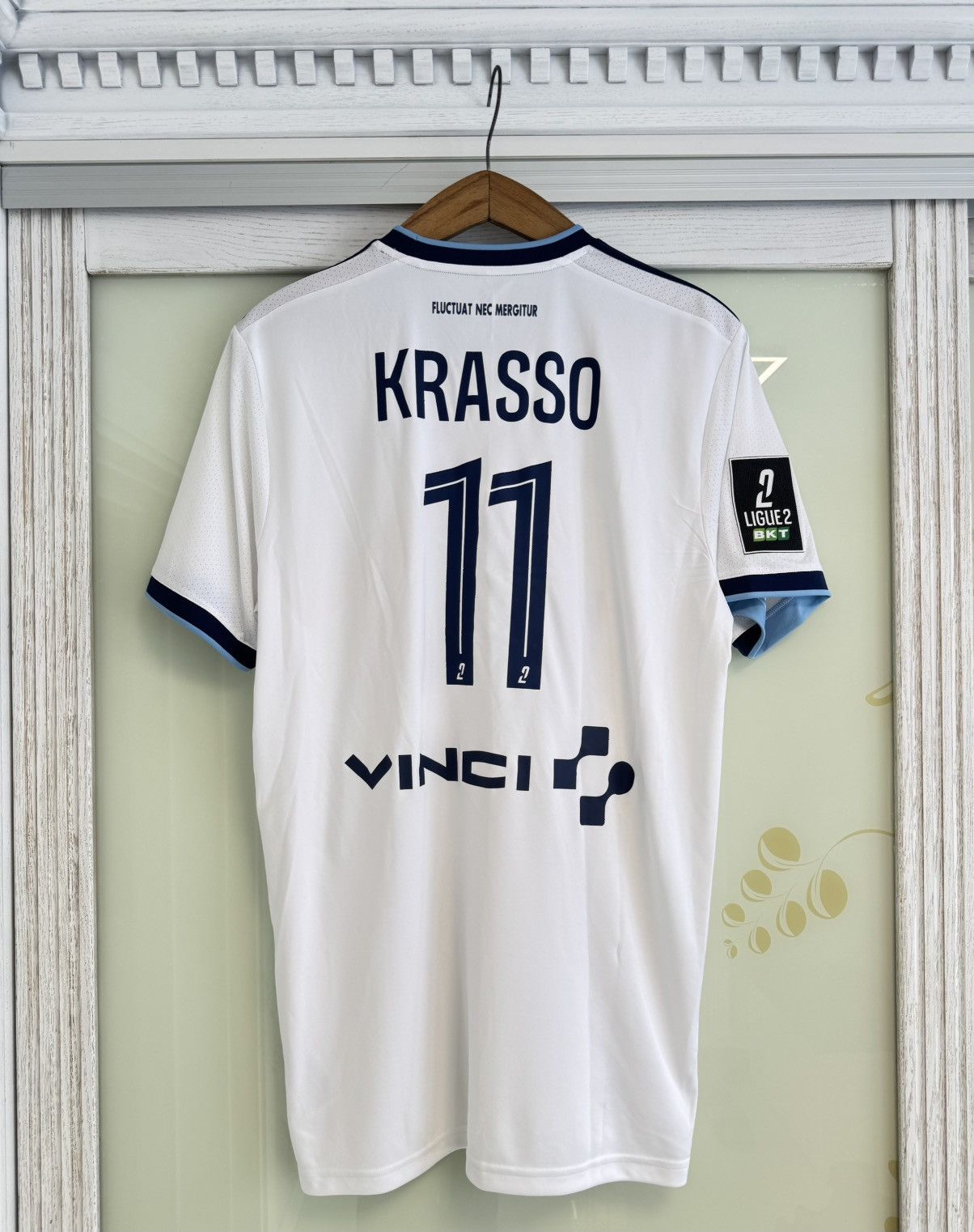 Adidas Krasso #11 Paris FC 2024-2025 Away Soccer Jersey Shirt Kit Size US L / EU 52-54 / 3 - 1 Thumbnail