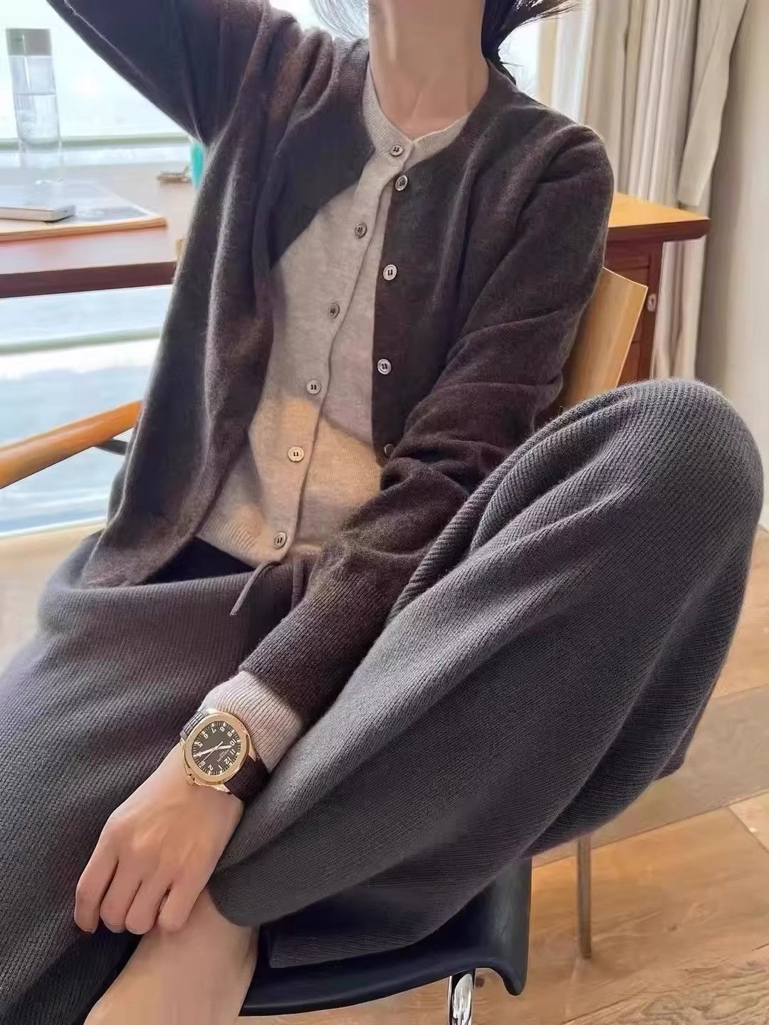 Japanese Brand × Vintage 100% pure cashmere sweater cardigan Size US M / EU 48-50 / 2 - 2 Thumbnail