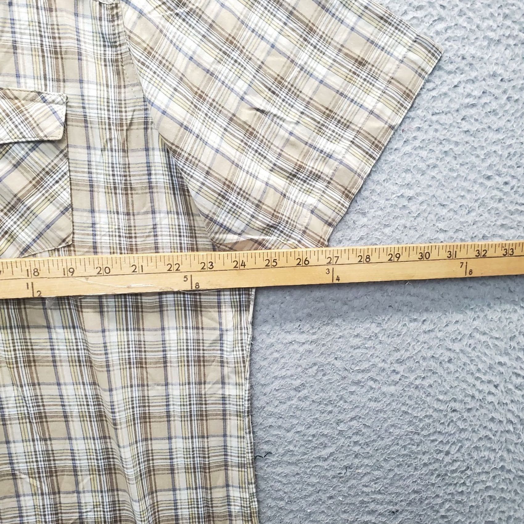 Wrangler Wrangler Wrancher Western Shirt Mens XLT Multi Plaid Collared Pearl Snap MTW1240 Size US XL / EU 56 / 4 - 4 Thumbnail