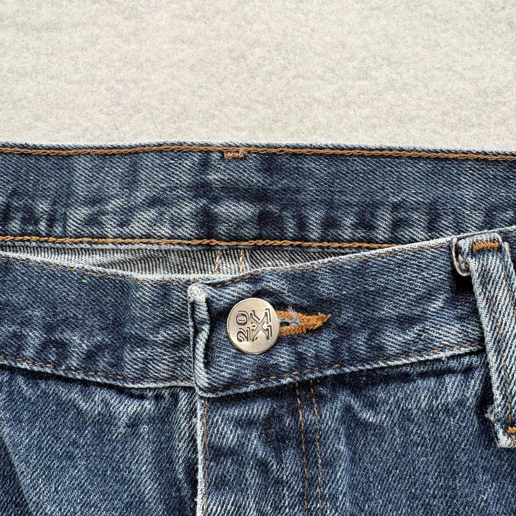 Wrangler Wrangler 20X Relaxed Straight Jeans Mens 36x32 Blue Medium Wash Denim Cowboy Y2K Vans? Size US 36 / EU 52 - 4 Thumbnail