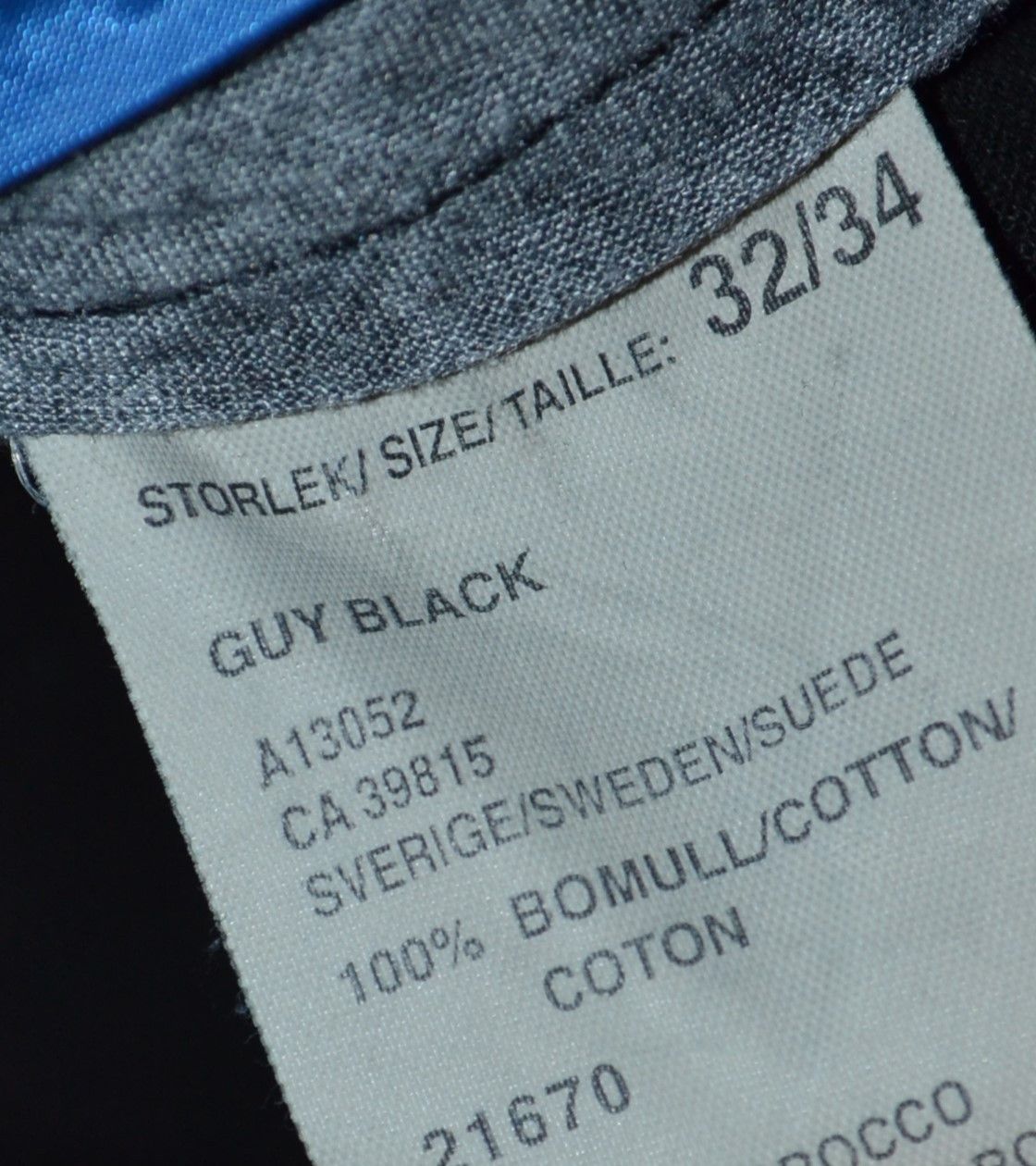 Acne Studios Acne Studios Guy Black 32 34 Cotton Pants Size US 32 / EU 48 - 14 Thumbnail