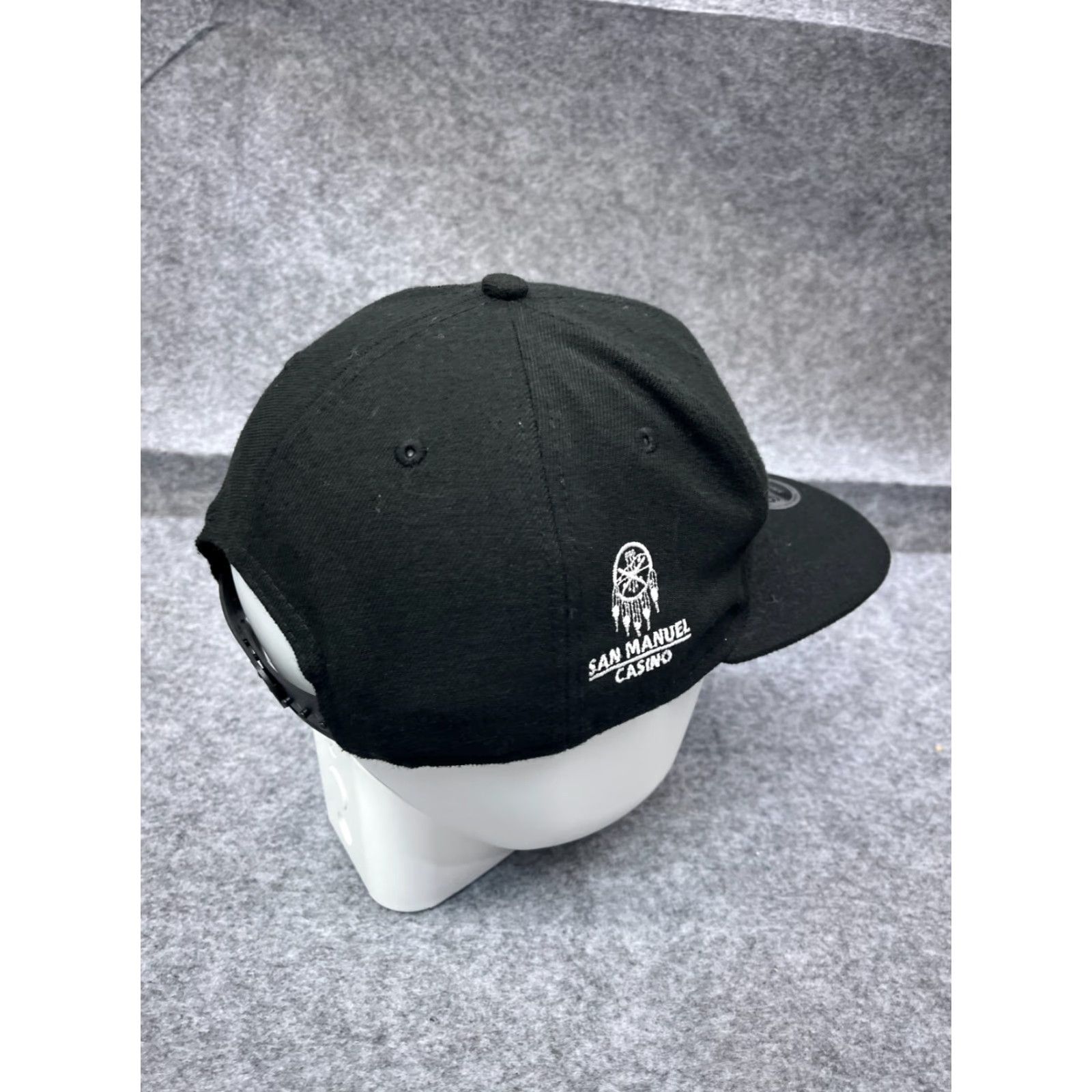 New Era New Era Hat Snap Back Adult One Size Black Poly 9Fifty Size ONE SIZE - 7 Thumbnail