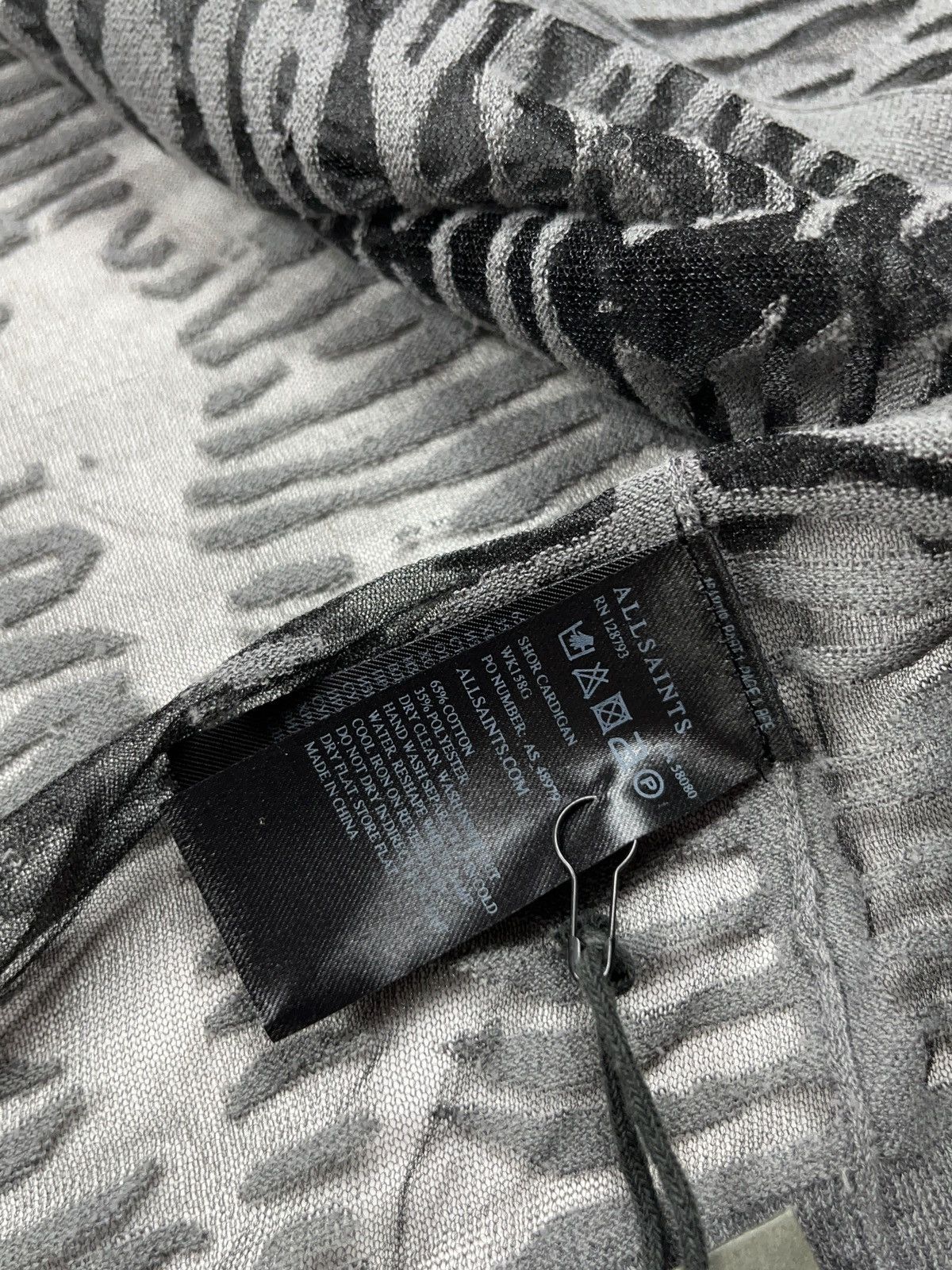 Allsaints × Japanese Brand NWT Allsaints Cardigan Mesh Transparent Size M / US 6-8 / IT 42-44 - 3 Thumbnail