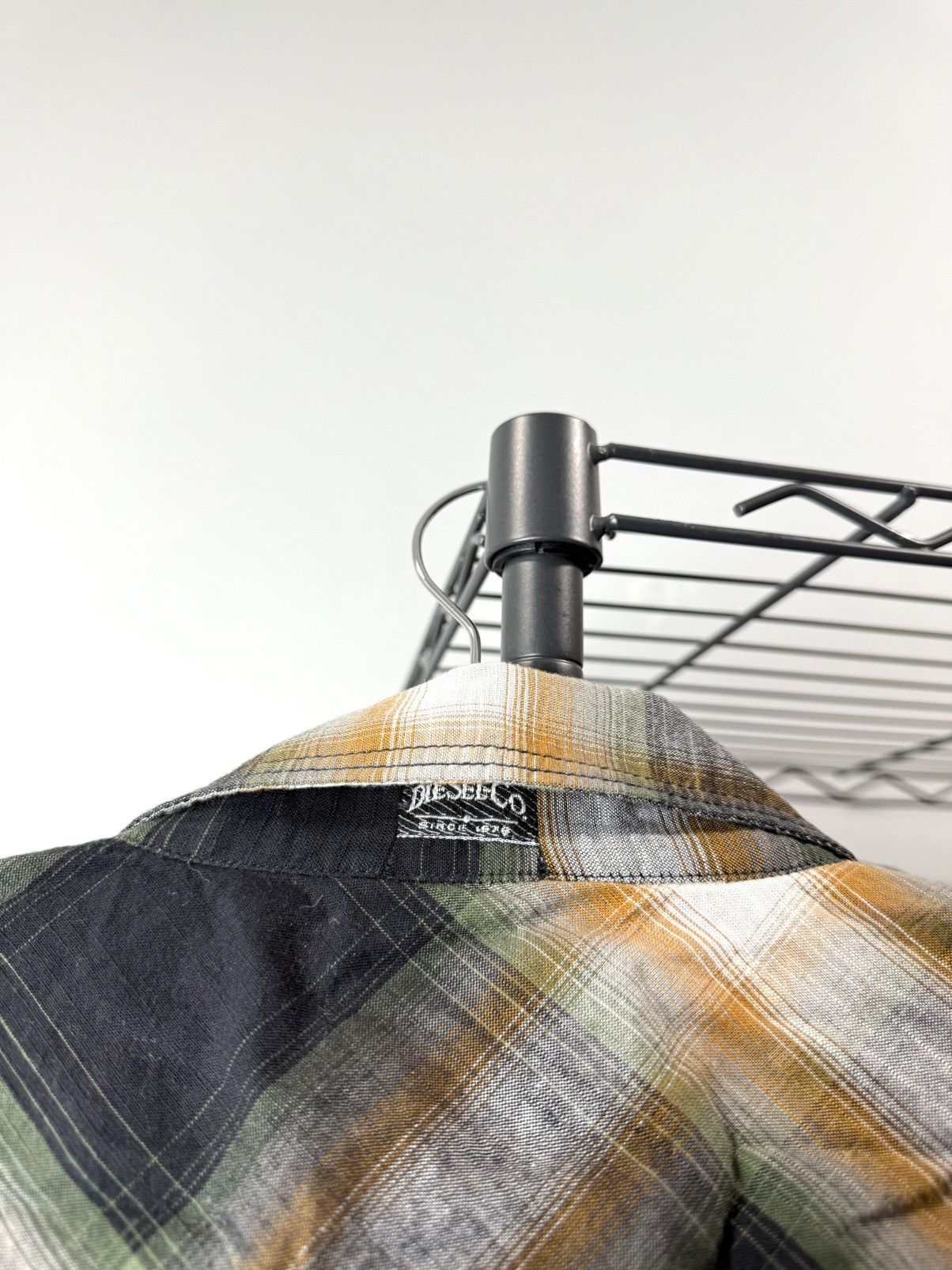 Diesel Vintage Diesel Cowboy Style Plaid Checkered Shirt Buttons Up Size XL / US 12-14 / IT 48-50 - 7 Thumbnail