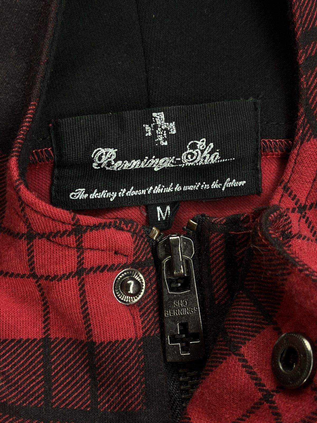 14th Addiction JAPANESE BERNINGS SHO BONDAGE HOODED ZIPP GOTHIC PUNK STYLE Size US L / EU 52-54 / 3 - 9 Thumbnail