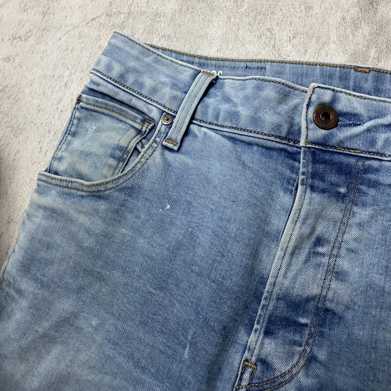 G-Star G-Star RAW Denim Jeans - blue & white #denim Size US 30 / EU 46 - 4 Thumbnail