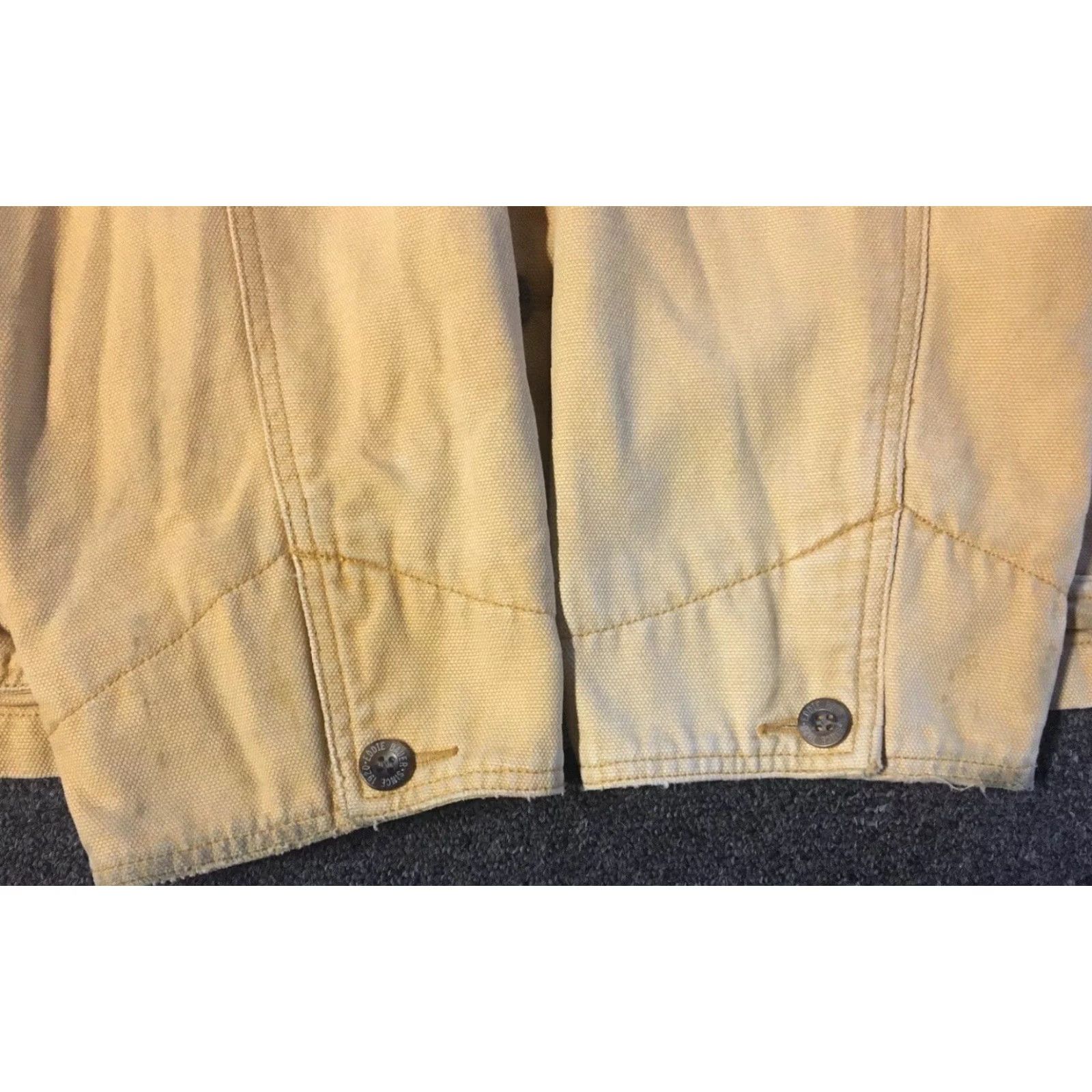 Eddie Bauer Vtg 90s Eddie Bauer Faded Flannel Lined Chore Jacket XXL Work Trucker Grunge 80s Size US XXL / EU 58 / 5 - 4 Thumbnail