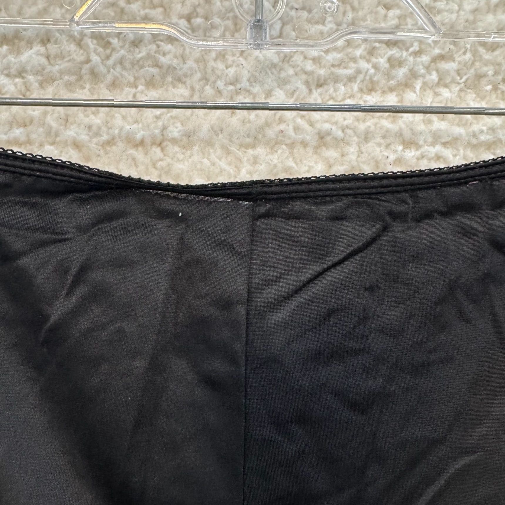 Vintage VINTAGE Body Chic Slip Skirt XS Small Black Lace Victoria n USA Midi S Womens Size 28" / US 6 / IT 42 - 4 Thumbnail