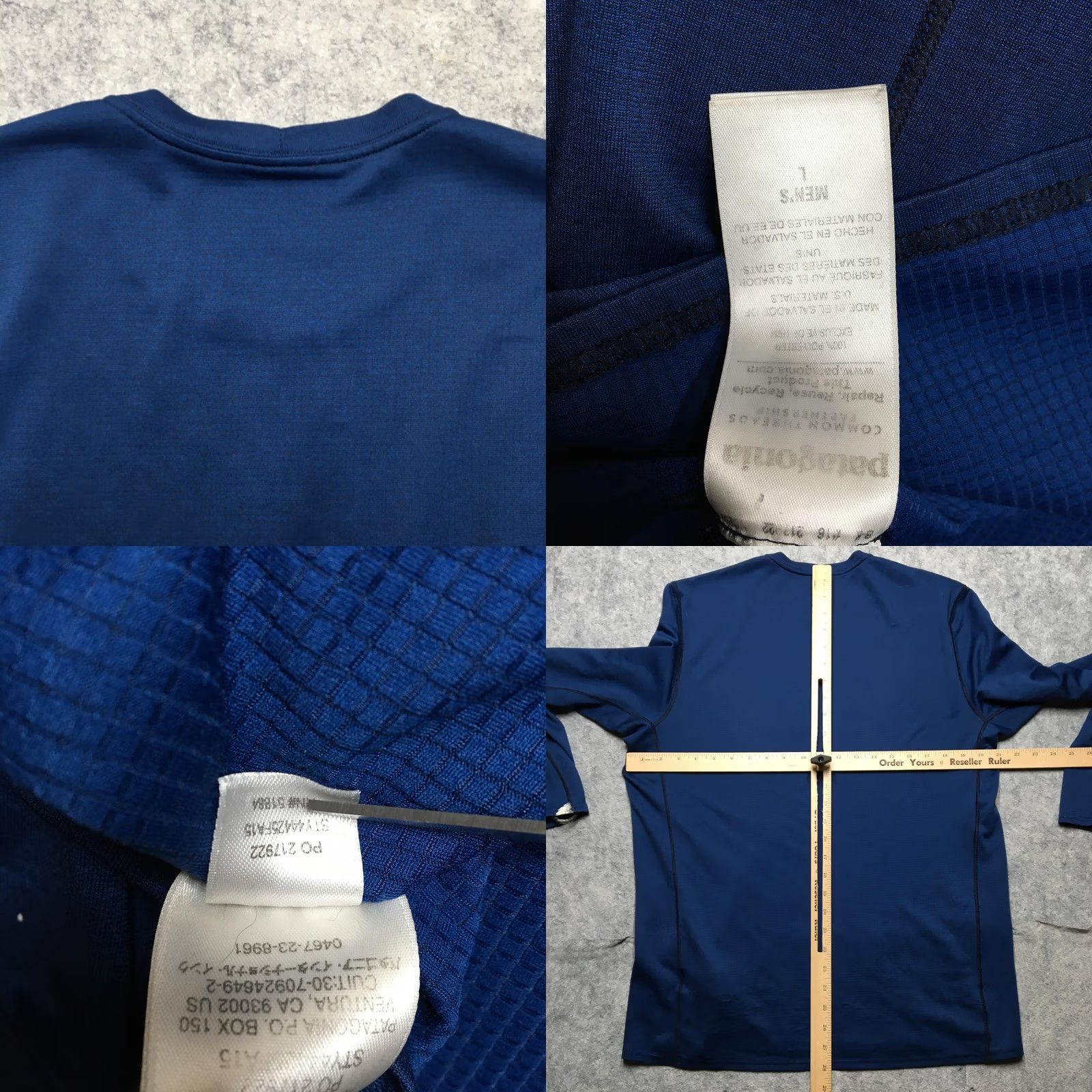 Patagonia Patagonia Capilene Midweight Shirt Mens L Blue Long Sleeve Baselayer Top Size US L / EU 52-54 / 3 - 8 Thumbnail