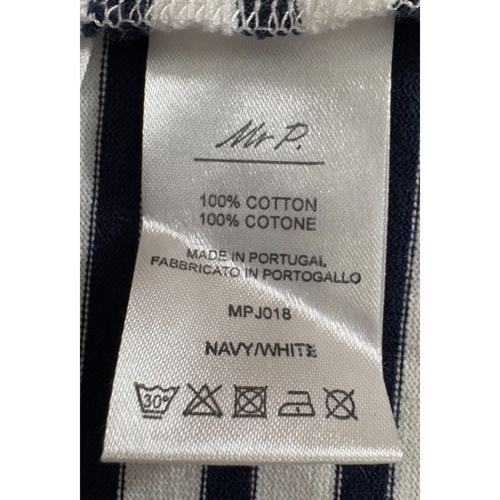 Mr P. Mr P Stripe Turtleneck Nautical pullover jersey size M color Size US M / EU 48-50 / 2 - 10 Thumbnail