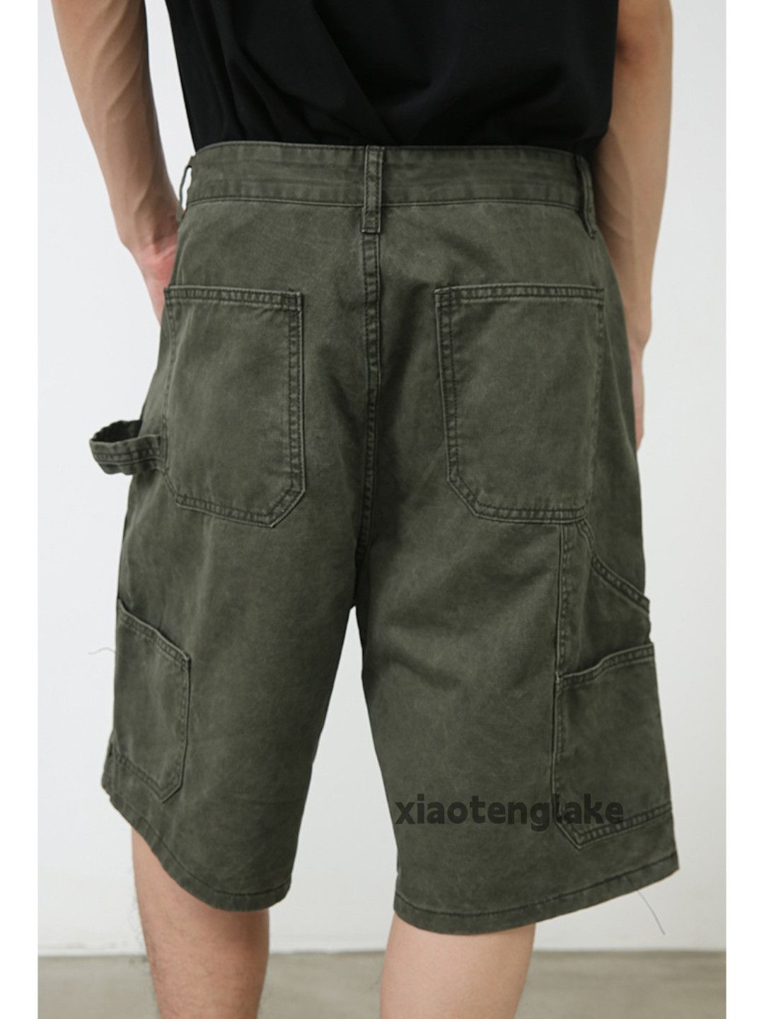Designer × Jean × Vintage Utility skate hiphop loose carpenter cargo faded shorts Size US 33 - 4 Thumbnail
