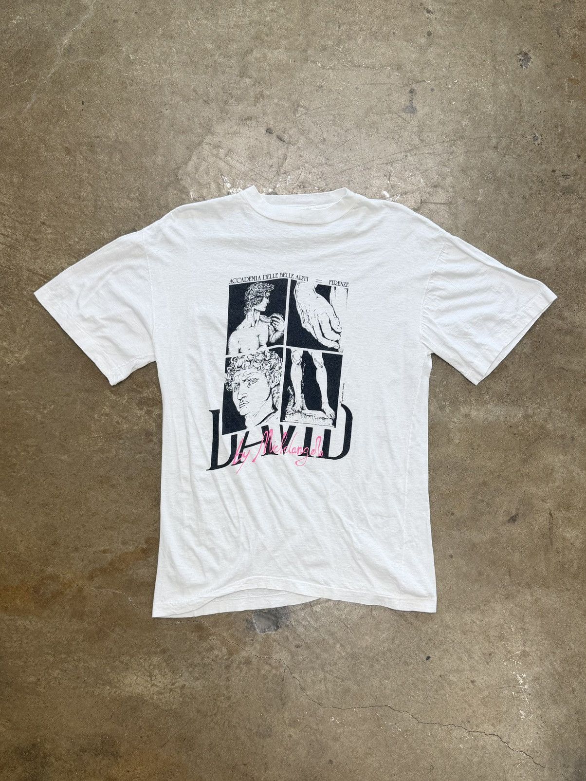 Vintage Vintage Michelangelo Academia David Art Tee Single Stitch XL Size US XL / EU 56 / 4 - 2 Thumbnail