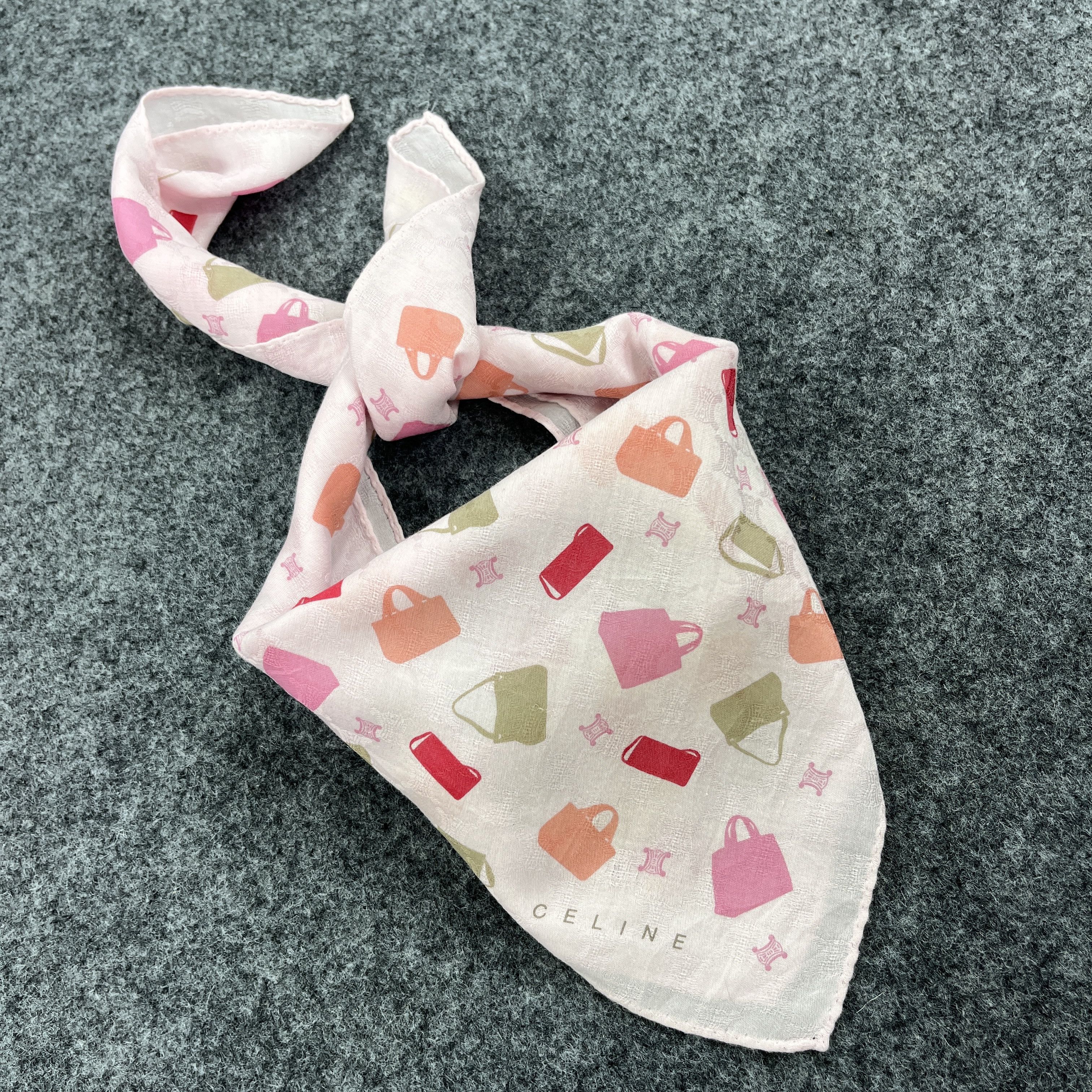 Celine Celine Handkerchief Neckerchief Bandana B770 Size ONE SIZE - 9 Thumbnail