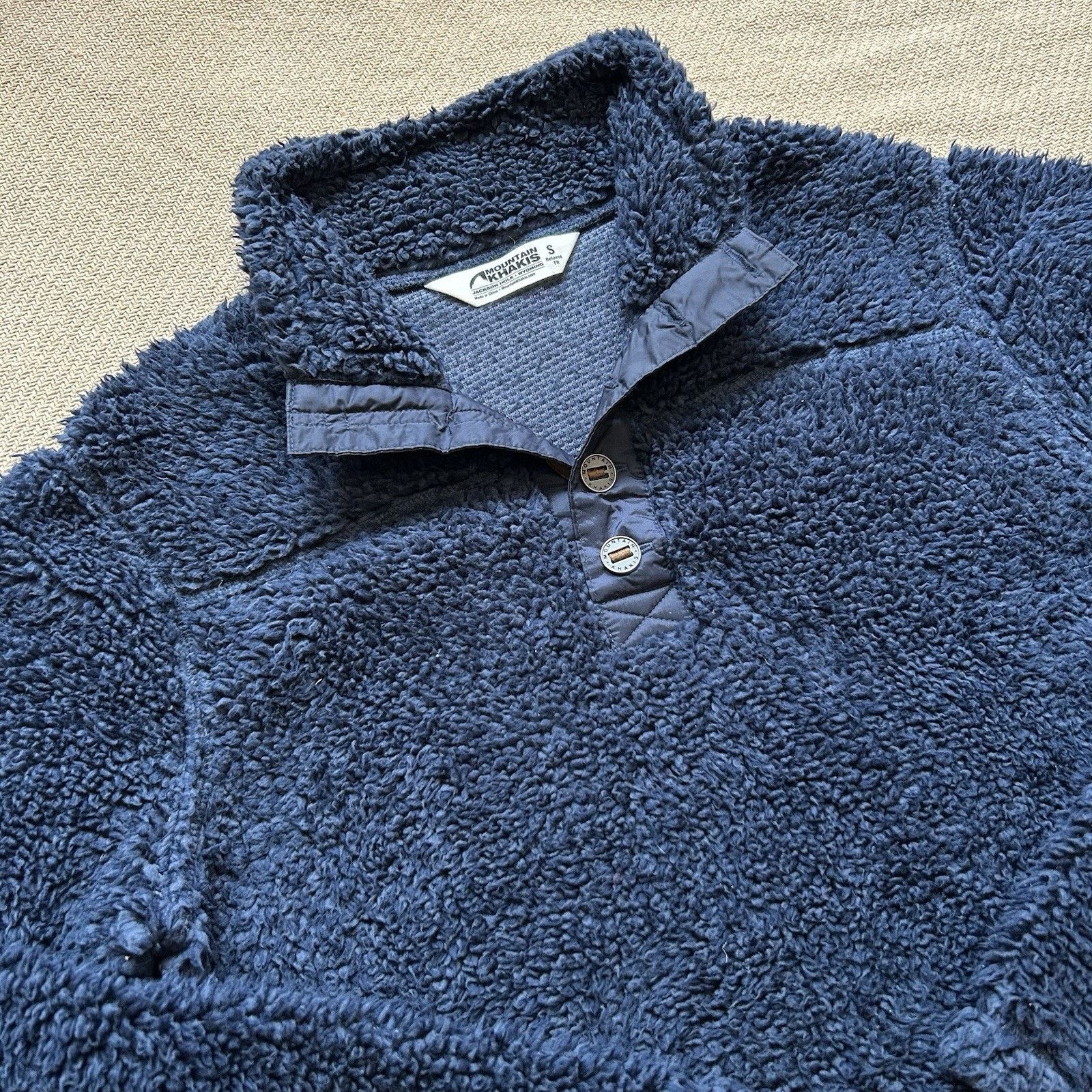 Mountain Khakis Apres Pullover Deep Pile Fleece Sherpa Jacket Small Size US S / EU 44-46 / 1 - 2 Thumbnail