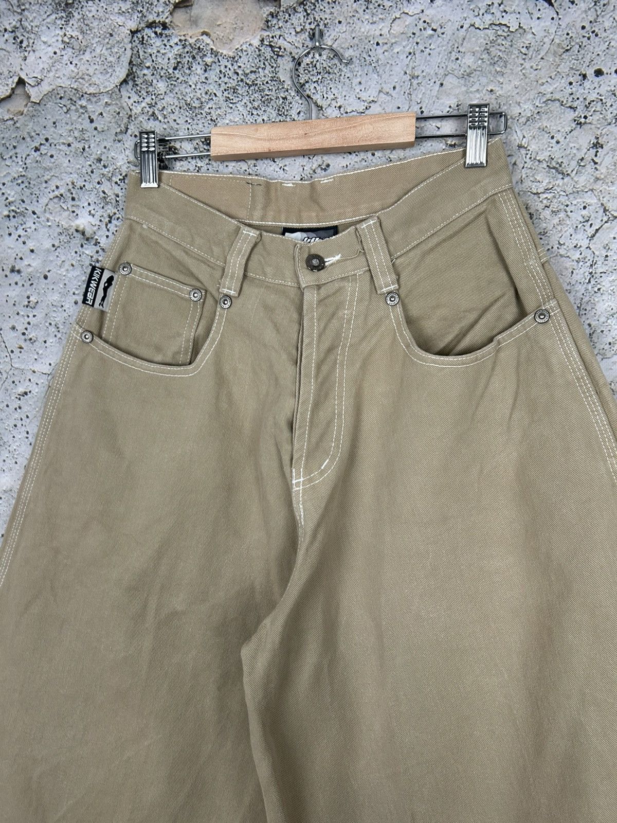 Vintage Vintage Kik Wear Super Wide Leg Baggy Pants Rate 90s Rap Size US 28 / EU 44 - 4 Thumbnail
