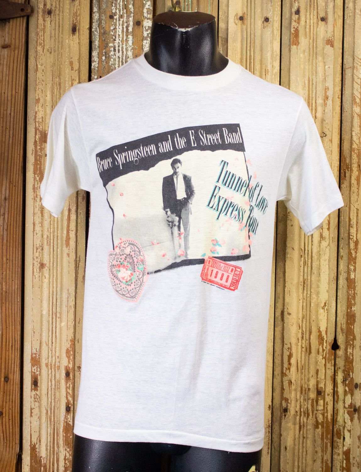Bruce Springsteen Tunnel Of Love Concert T Shirt 1988
