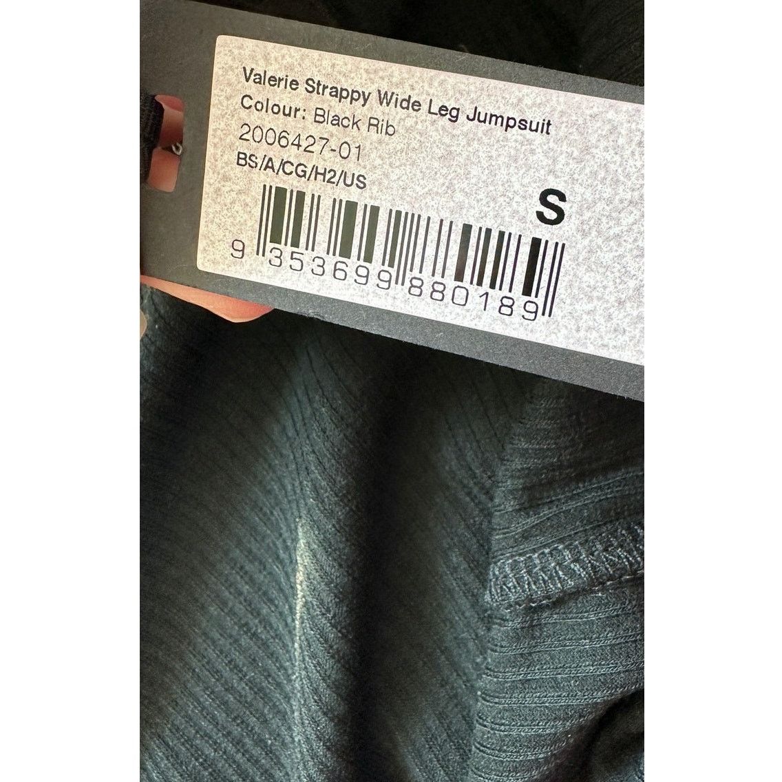 Cotton On NWT Cotton On The Valerie Strappy Black Wide Leg Jumpsuit S Size 27" / US 4 / IT 40 - 9 Thumbnail