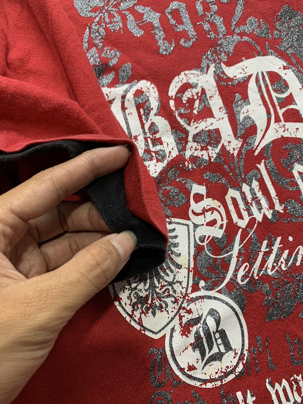 Beauty Beast × If Six Was Nine × Japanese Brand Japanese Bad boy poem double layers style Size US L / EU 52-54 / 3 - 4 Thumbnail