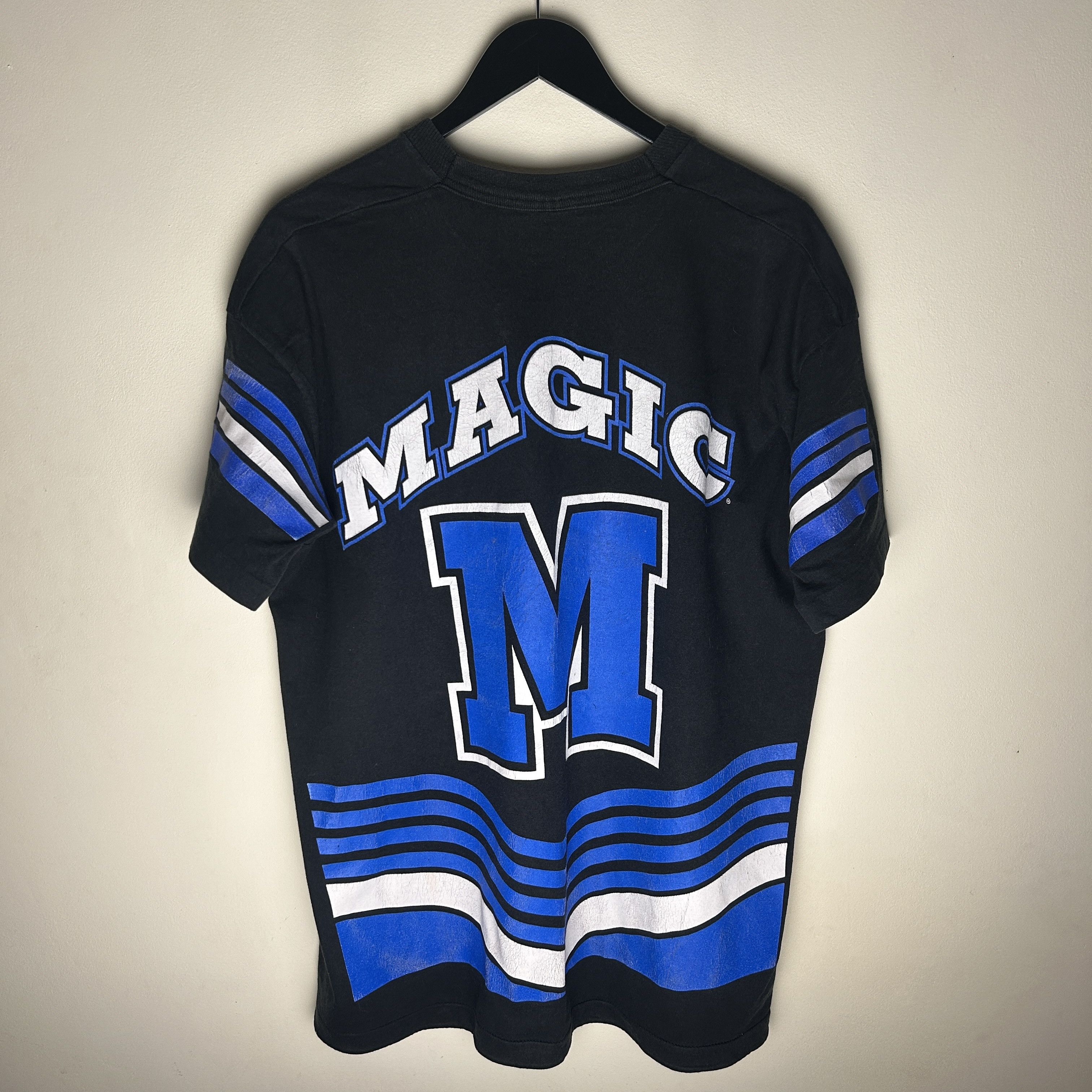 NBA Vintage Orlando Magic Allover Print 90's NBA T-shirt Size US XL / EU 56 / 4 - 2 Thumbnail