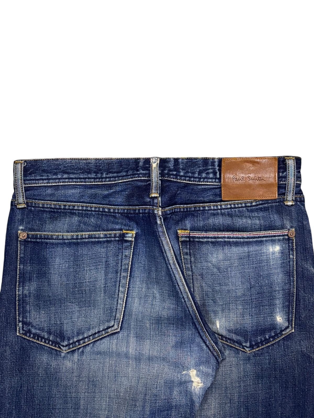 Paul Smith Vintage Paul Smith Mud Wash Distressed Loose Jeans Size US 31 - 9 Thumbnail