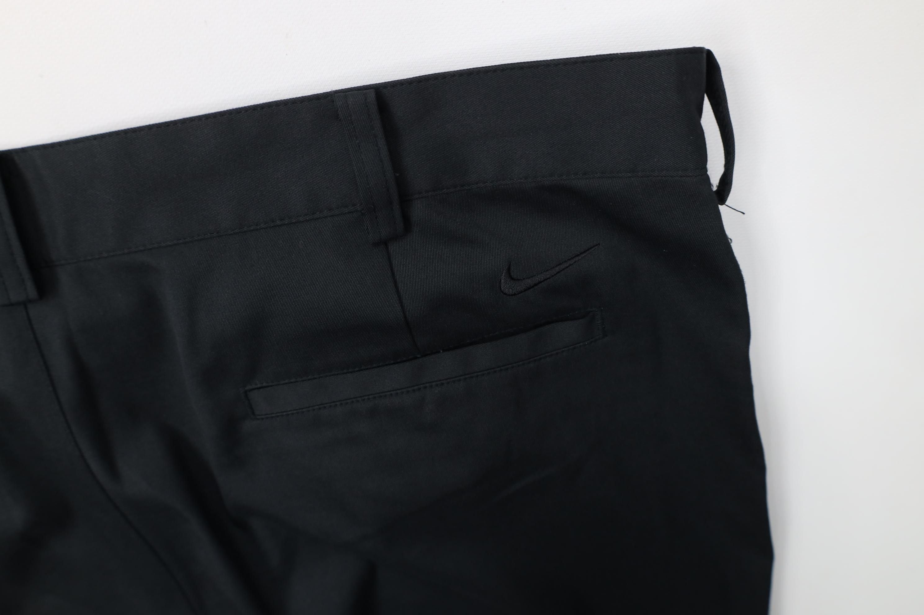 Nike Vintage Y2K Nike Golf Tech Knit Wide Leg Chino Pants Black Size US 36 / EU 52 - 11 Thumbnail