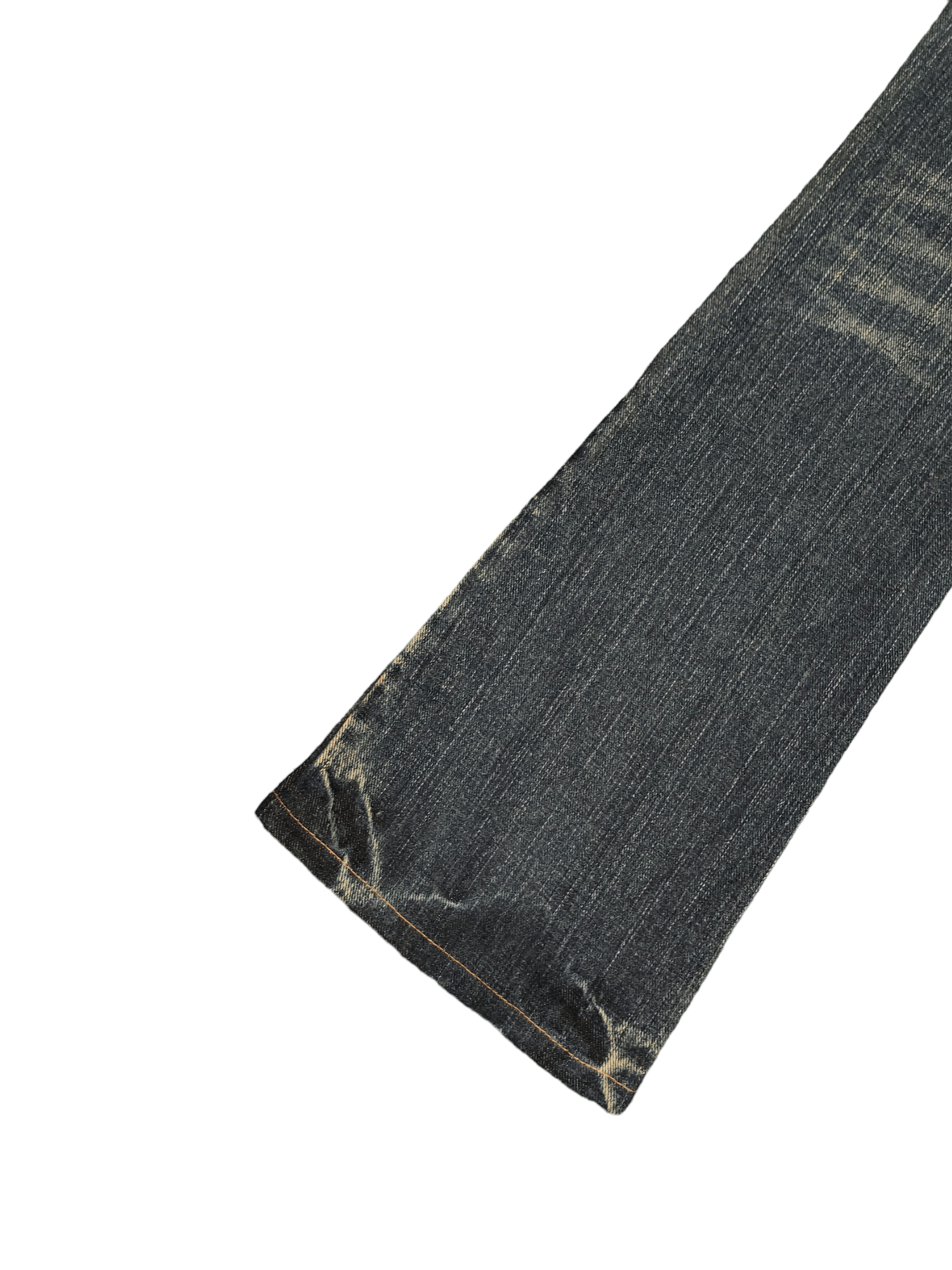 Hysteric Glamour Flare Jeans Virca Phrase Studded Denim Boot Cut Y2k Goa Size US 28 / EU 44 - 19 Thumbnail