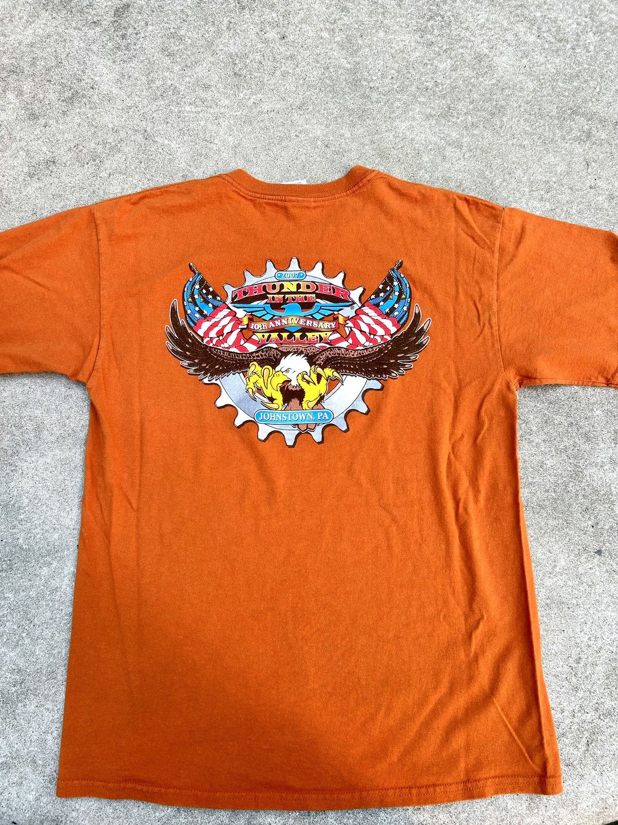 Gildan × Vintage Thunder in the Valley 2007 biker t-shirt L Gildan Size US L / EU 52-54 / 3 - 1 Thumbnail
