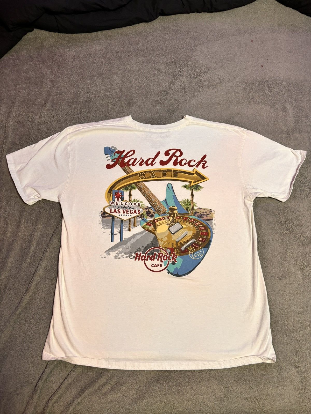 Hard Rock Cafe Las Vegas hard rock short sleeve T-shirt Size US L / EU 52-54 / 3 - 1 Thumbnail