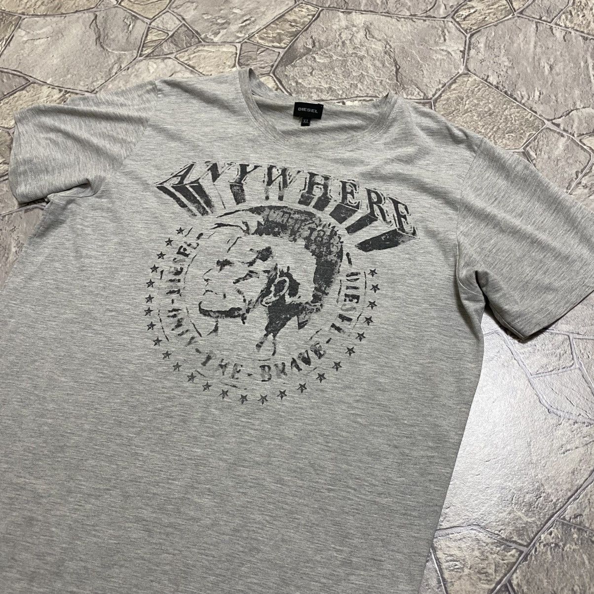 Diesel Vintage Diesel T-Shirt Big Logo Japan Style Y2k Size US XL / EU 56 / 4 - 2 Thumbnail