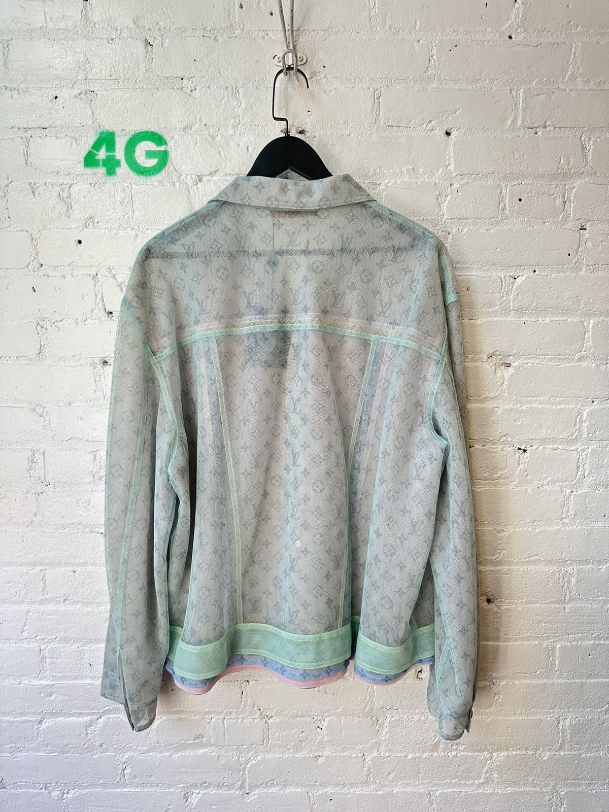 Louis Vuitton LOUIS VUITTON NETTED MONOGRAM JACKET Size US L / EU 52-54 / 3 - 2 Thumbnail