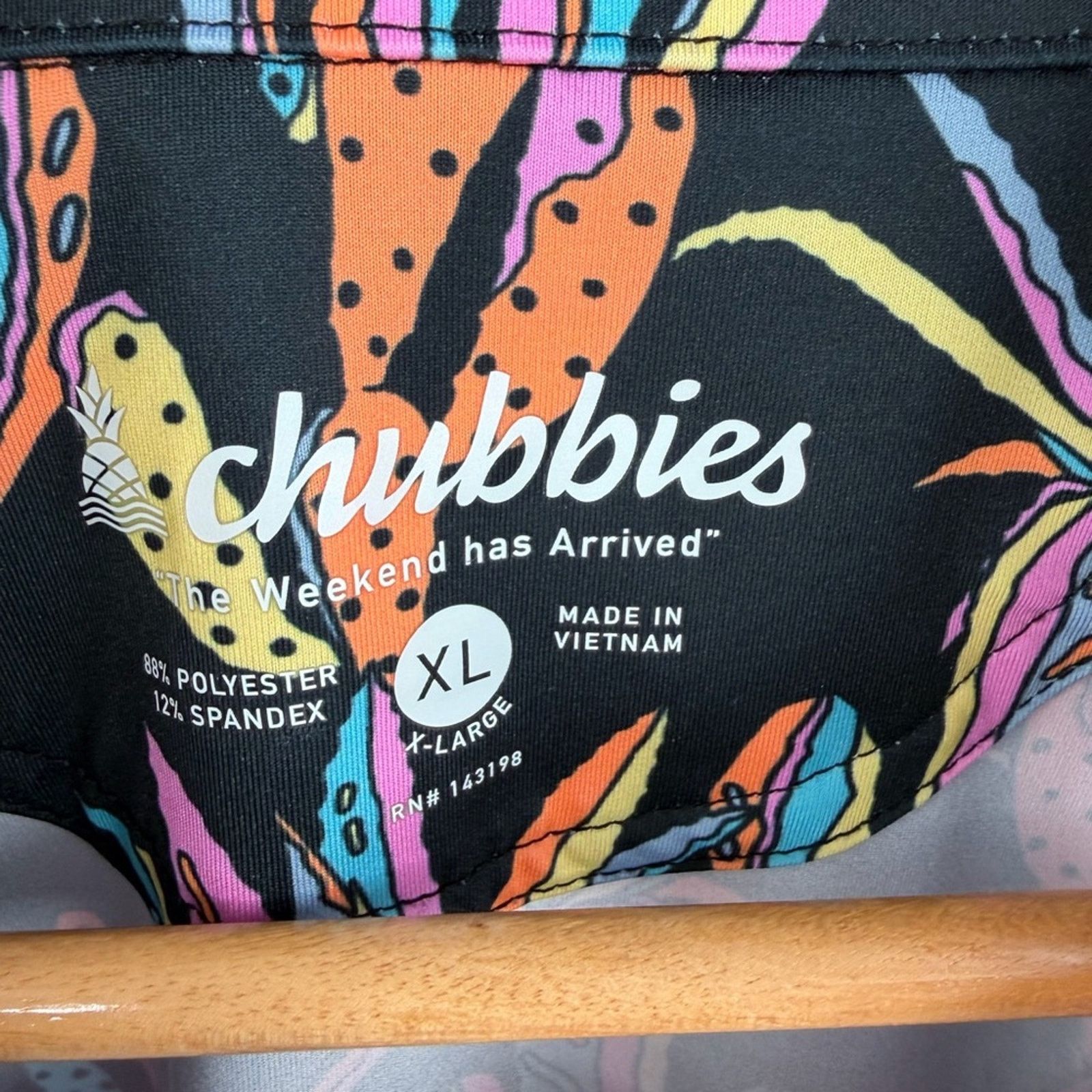 Chubbies Chubbies men’s the neon desert short sleeve polo size XL Size US XL / EU 56 / 4 - 2 Thumbnail