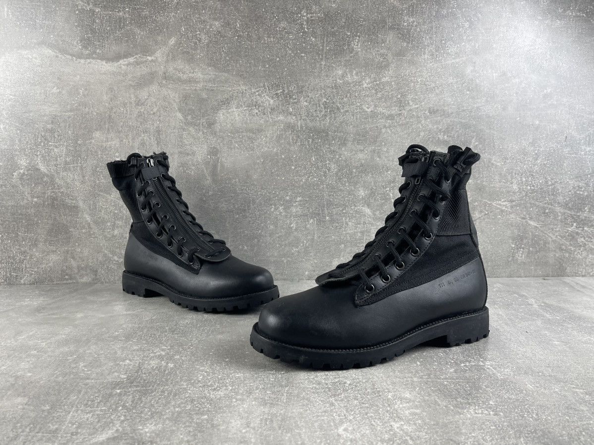 Genuine Leather KIMMI by DINOS Italy Leather & Cordura Tactical Combat Boots Size US 8 / IT 38 - 9 Thumbnail