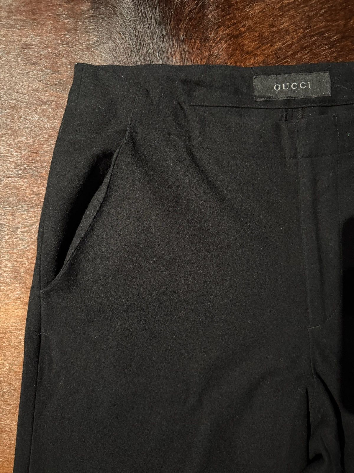 Gucci Tom ford flared wool trouser Size US 34 / EU 50 - 4 Thumbnail