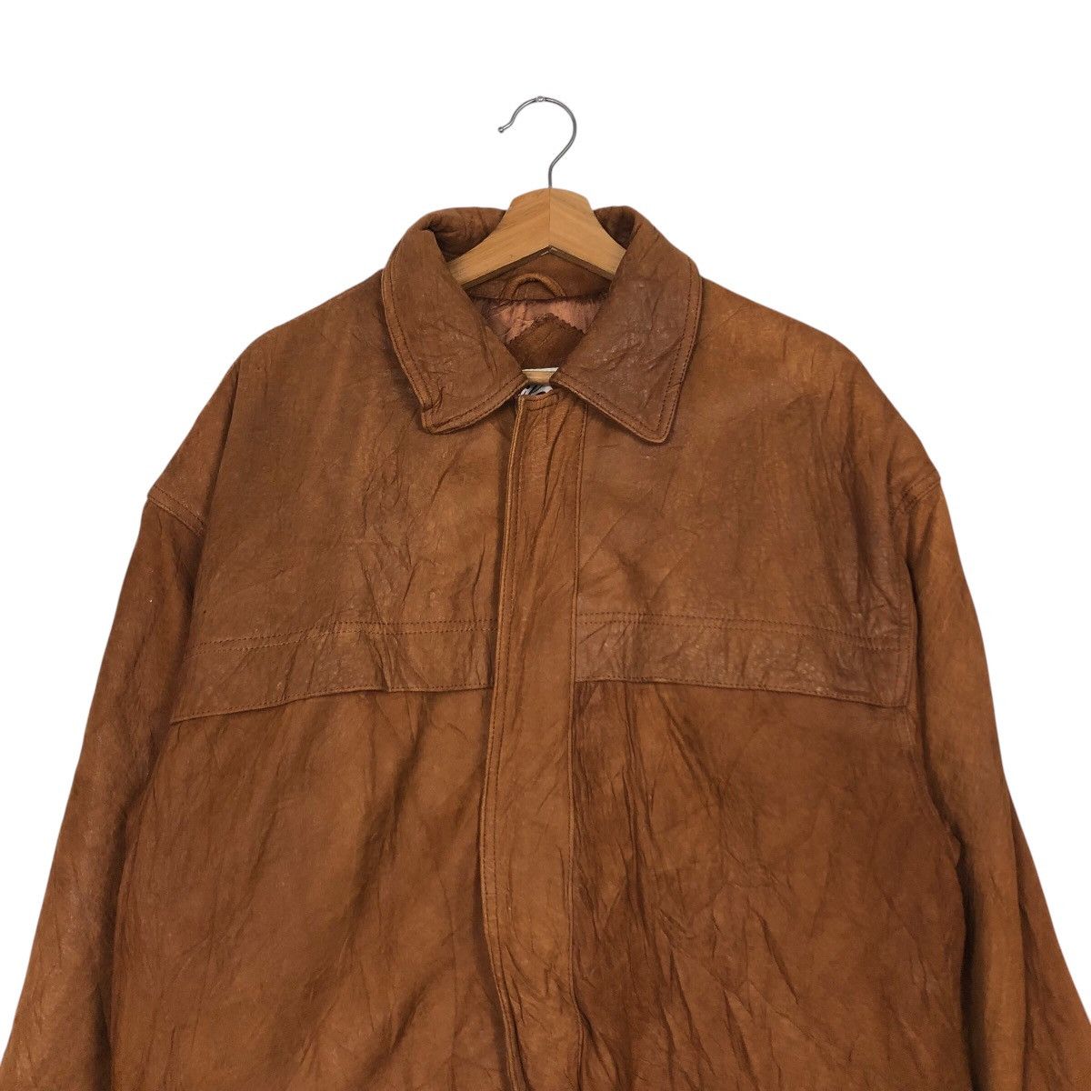 Japanese Brand × Vintage 📌Vintage Genuine Biker Leather Jacket Milanoga Issey Miyake Size US S / EU 44-46 / 1 - 4 Thumbnail