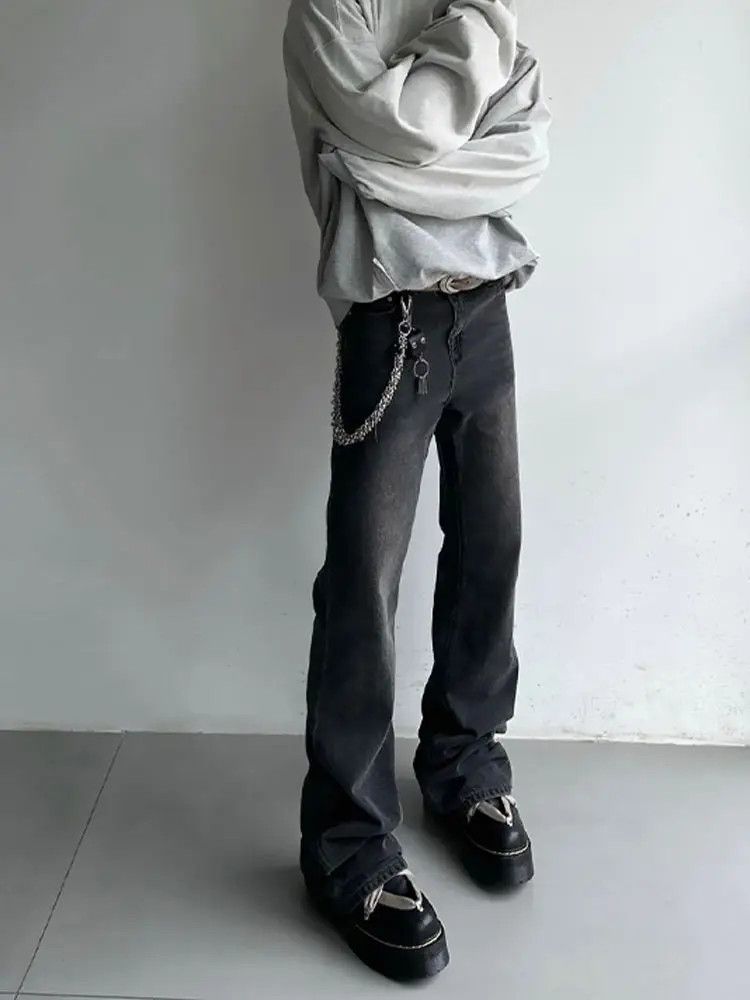 Japanese Brand × Jean Retro loose high street straight leg jeans Size US 32 / EU 48 - 1 Thumbnail