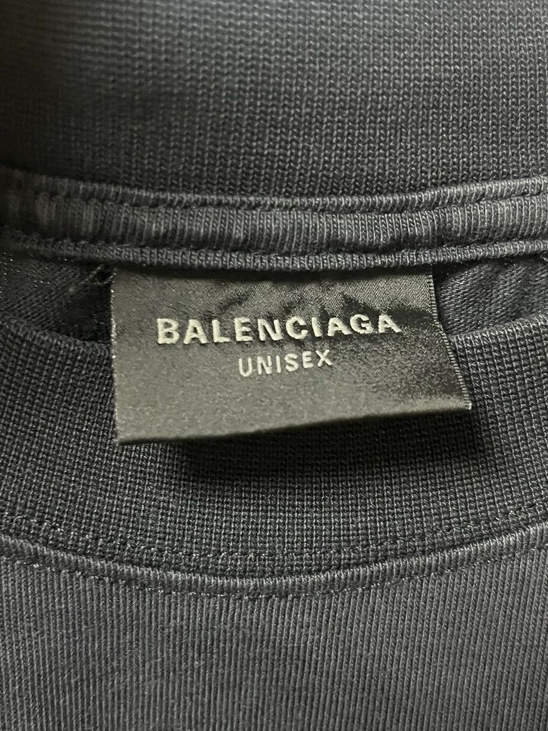 Balenciaga Balenciaga Black I love Paris slogan logo short sleeve Size US L / EU 52-54 / 3 - 4 Thumbnail