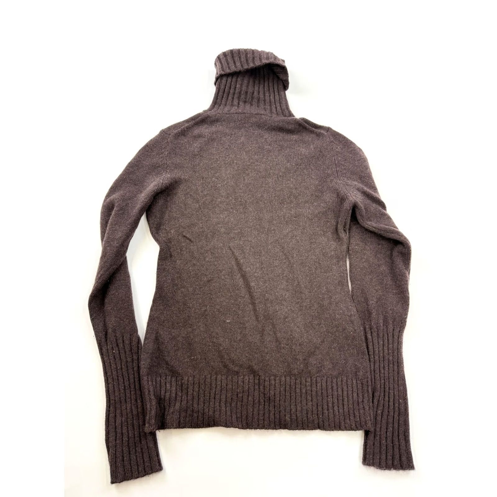Vintage Kirkland Signature Sweater Womens Small Brown 100% Cashmere Turtleneck Knit Size S / US 4 / IT 40 - 6 Thumbnail