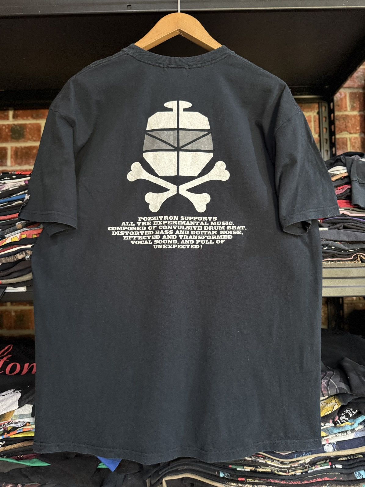 Rap Tees Vintage Positron Art Music I LYKE POCHI Faded Tee Size US XL / EU 56 / 4 - 1 Thumbnail