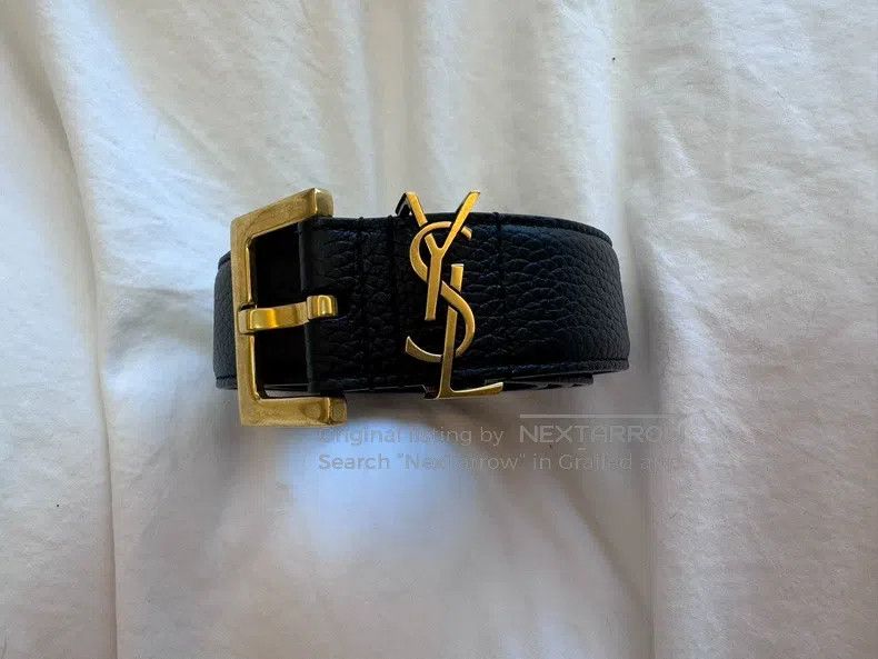 Saint Laurent Paris Saint Laurent Paris size 65 Purple women's metal Y-buckle Size ONE SIZE - 2 Thumbnail