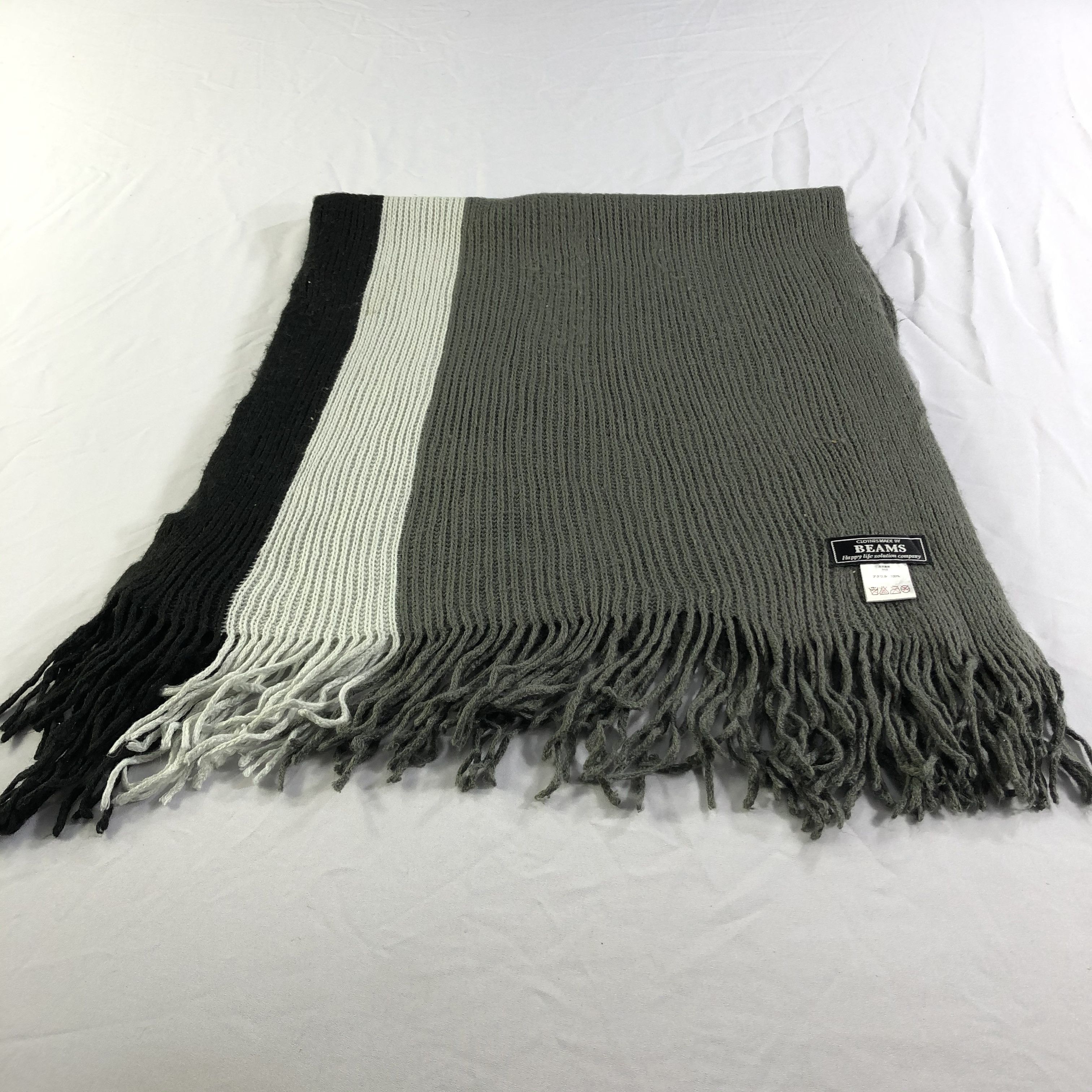 Beams Plus Beams Knit Scarf Muffler Neckwear V2557 Size ONE SIZE - 2 Thumbnail