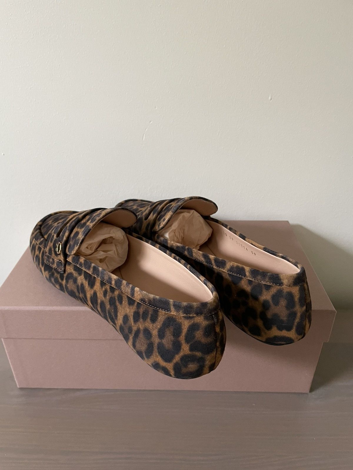 Gianvito Rossi Gianvito Rossi Georgia Velour Leopard Print loaffer Size US 9 / IT 39 - 7 Thumbnail