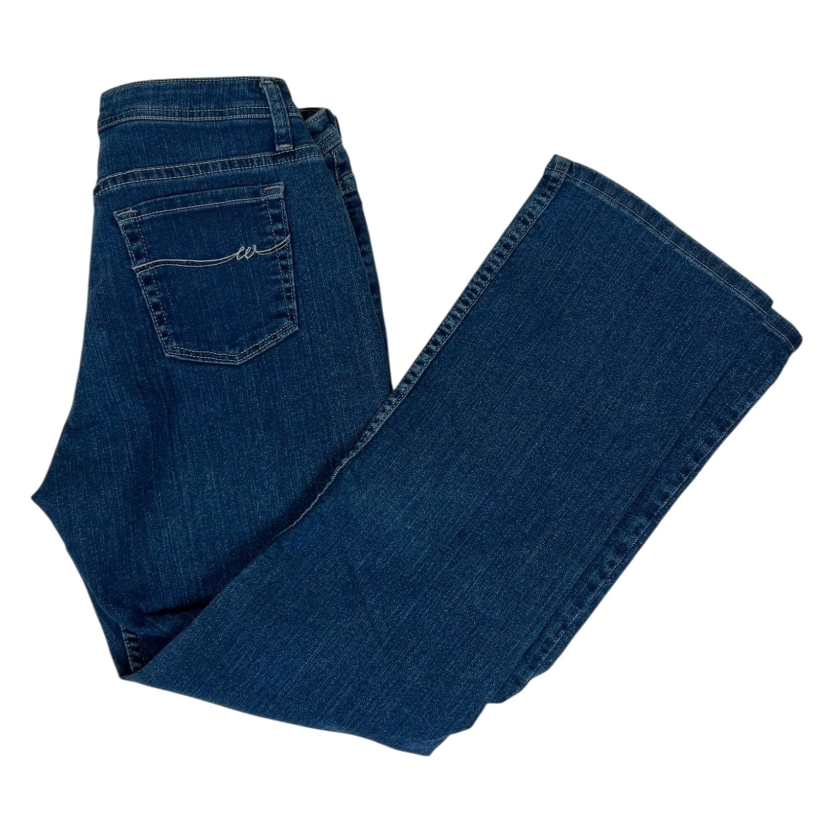 Wrangler Vintage Wrangler Jeans Womens Size 8 Boot Cut Stretch Blue Denim Mid Rise Y2K Size 30" / US 8 / IT 44 - 2 Thumbnail