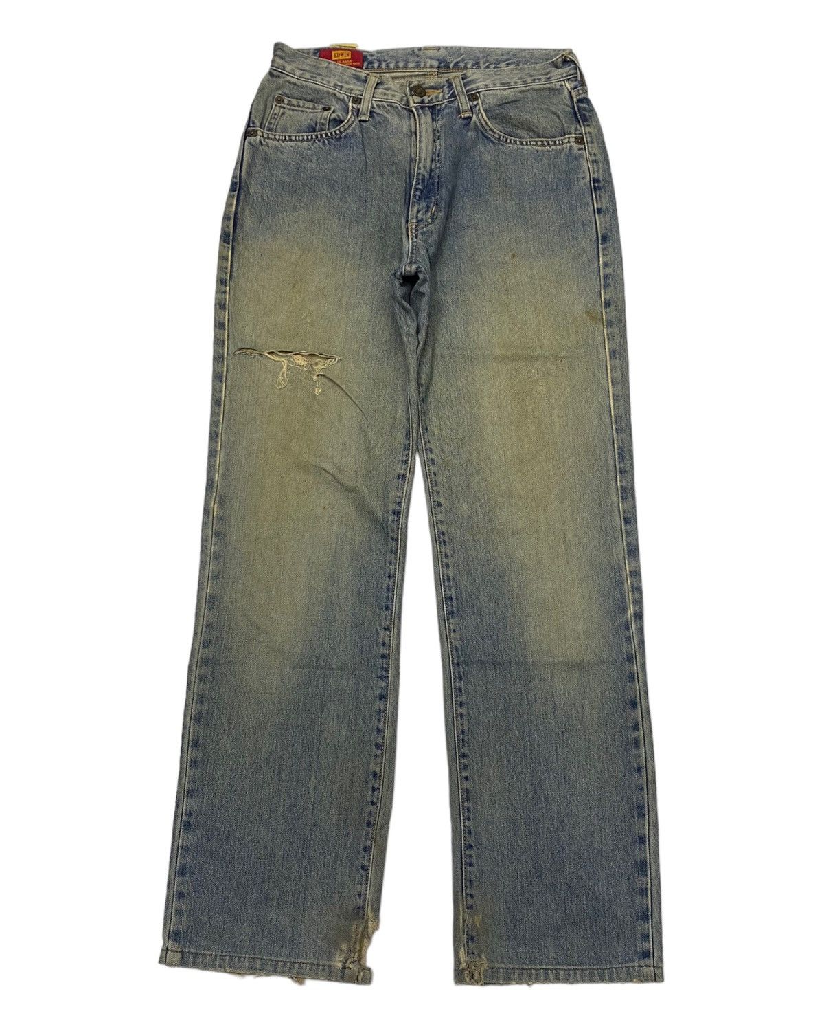 Edwin × Hysteric Glamour × If Six Was Nine RUSTY DISTRESSED DENIM EDWIN US VINTAGE DENIM JEANS Size US 29 - 1 Thumbnail