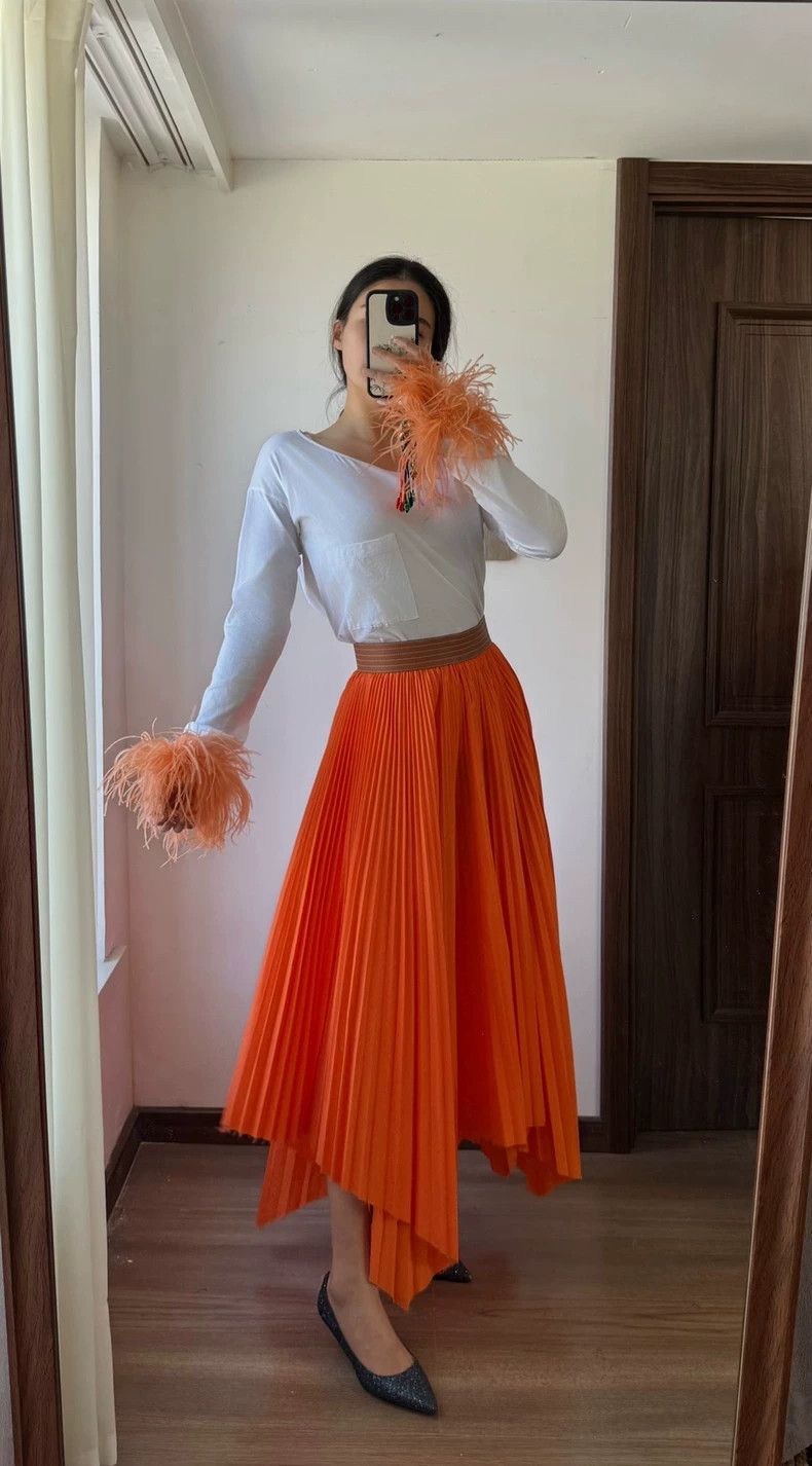 Loewe LOEWE Half skirt pleated style Size 25" / US 0 / IT 36 - 2 Thumbnail