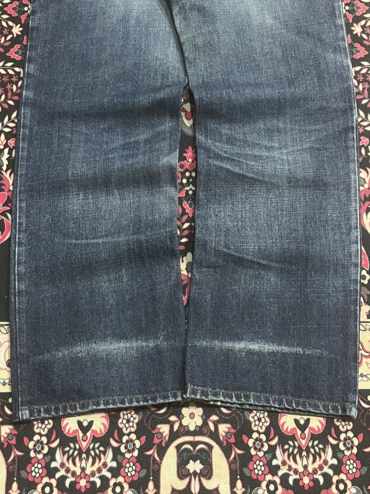 NEXT Vintage Next Standard Blue Faded Washed Loose Fit Jeans Size US 32 / EU 48 - 10 Thumbnail
