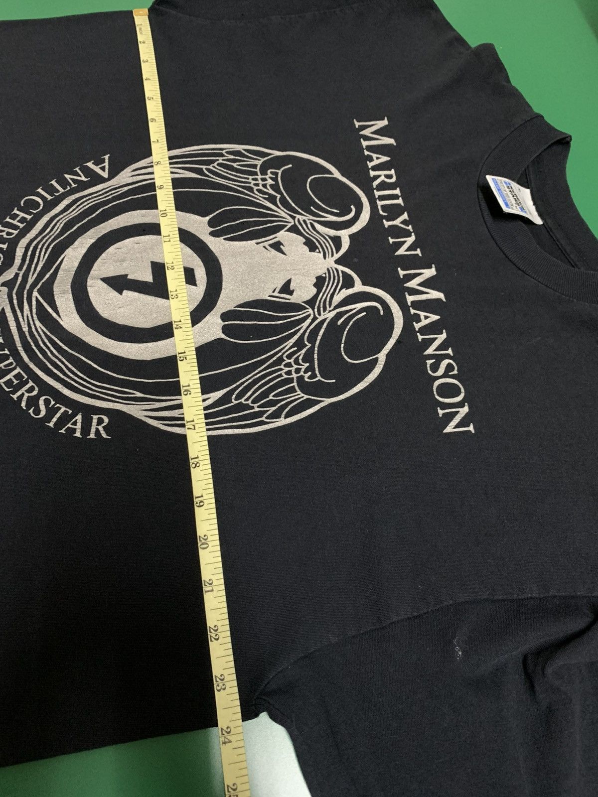 Marilyn Manson ⚡️ Vintage Marilyn Manson Long-sleeve Antichrist Superstar 90 Size US XL / EU 56 / 4 - 12 Thumbnail
