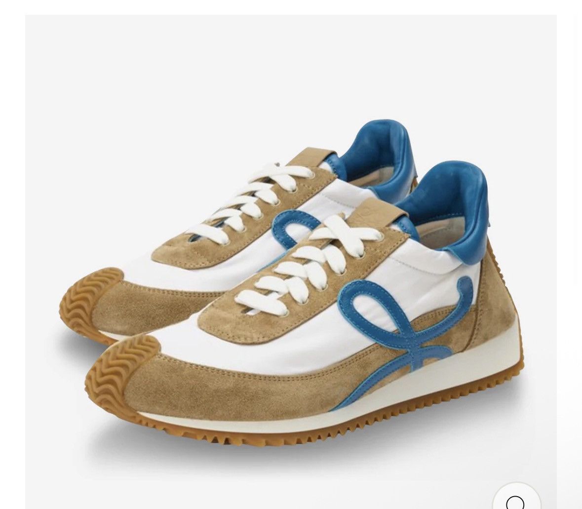 Loewe Loewe Nylon And Suede Flow Runner 2.0 Sneaker Size US 9 / EU 42 - 2 Thumbnail